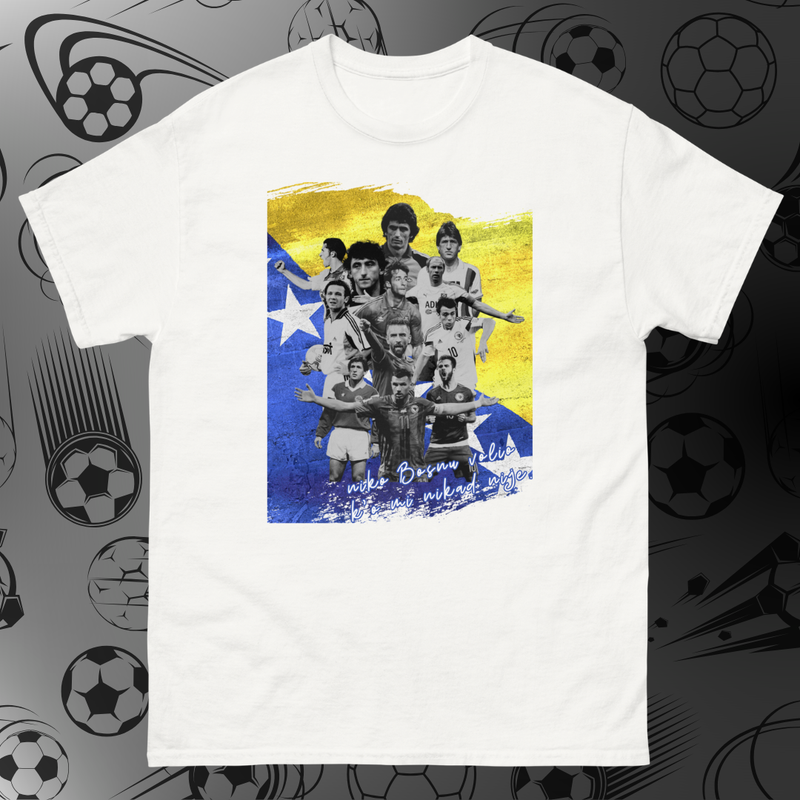 UNISEX T-SHIRT — NAŠI X WM EDITION '26 — BOSNIA LEGENDS