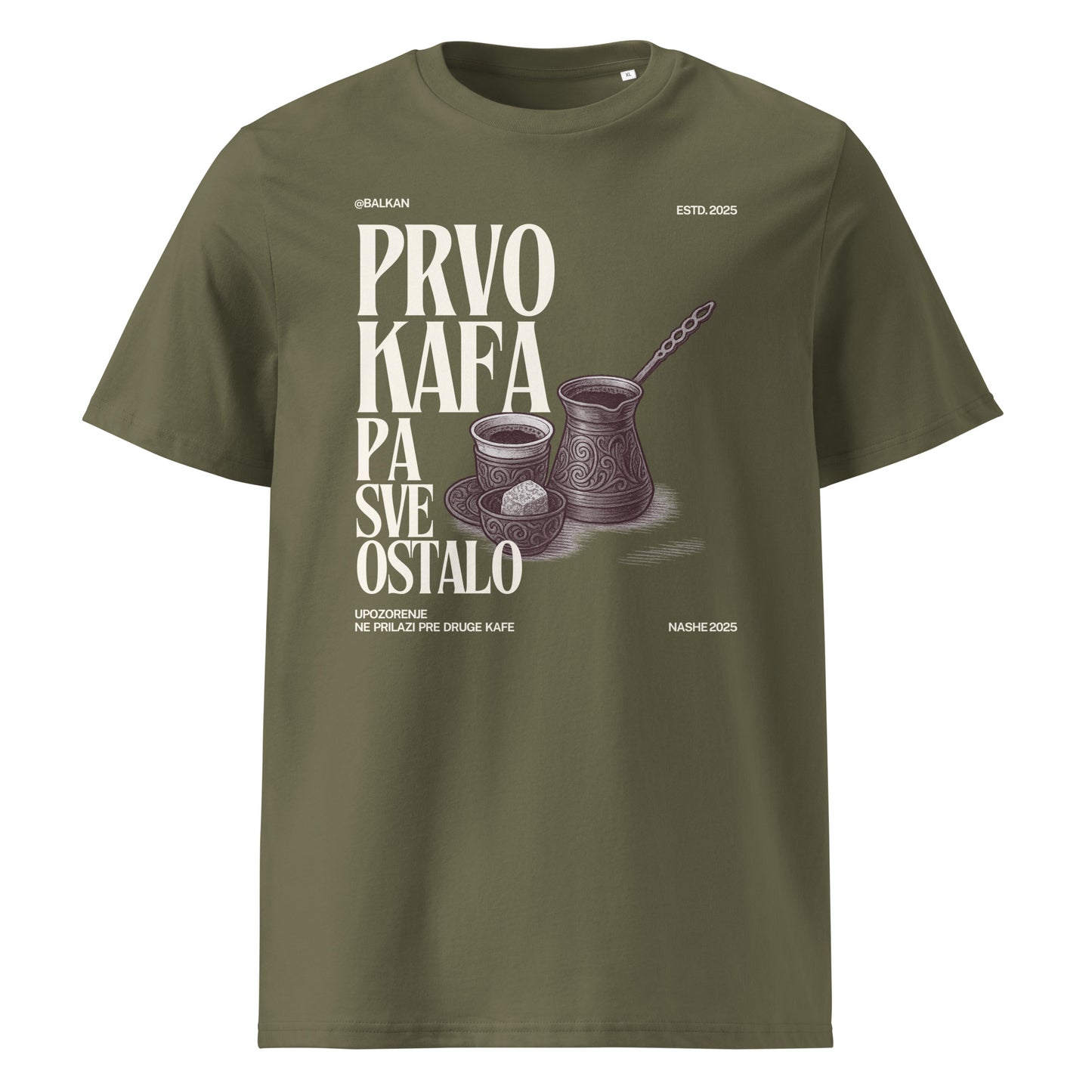 T-Shirt Men - Prvo kafa pa sve ostalo - NASHE