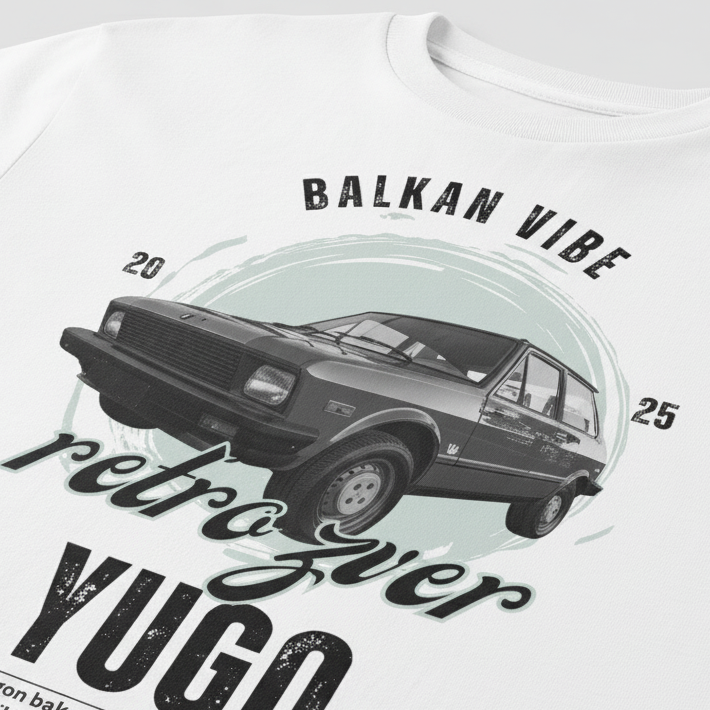 T-Shirt Men - Yugo retro zver - NASHE