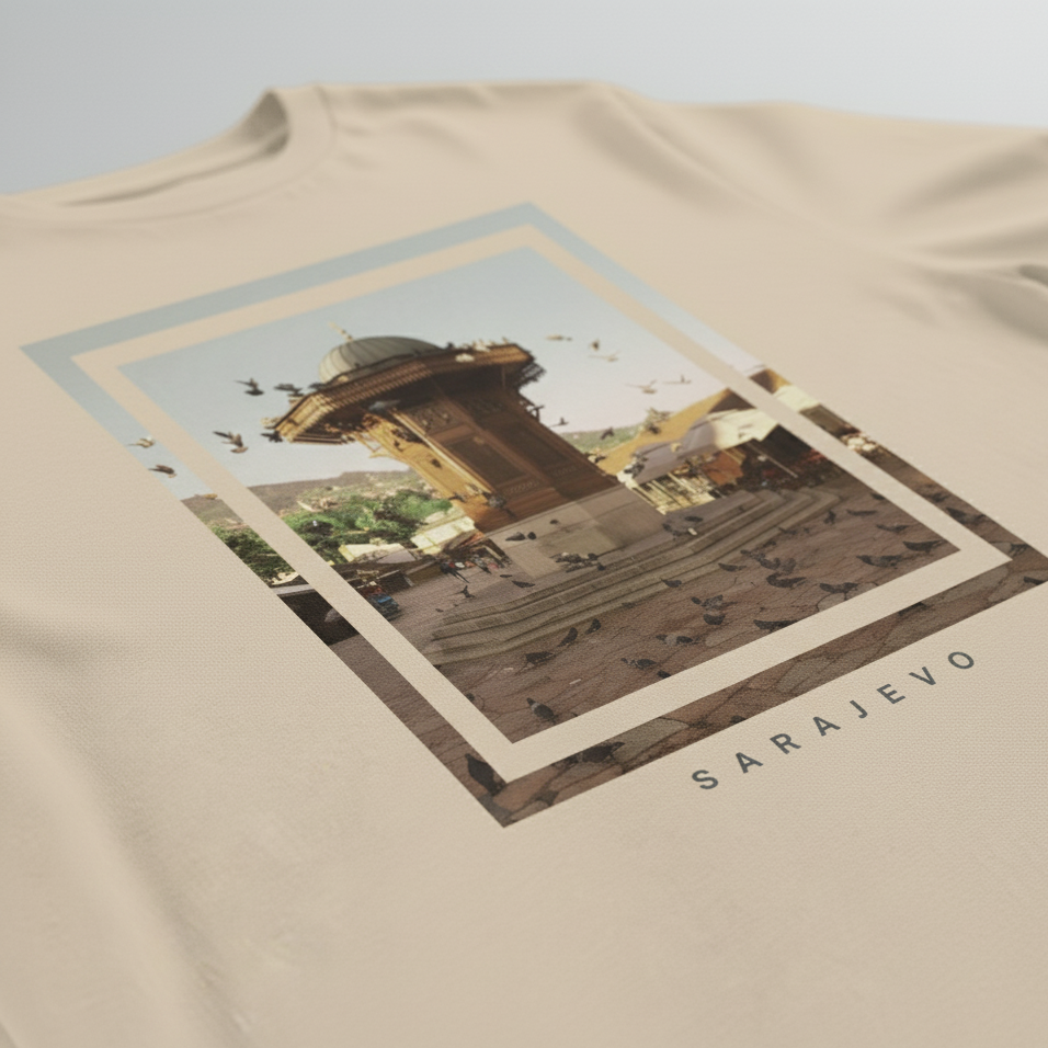 Unisex organic cotton t-shirt - Sarajevo - NASHE