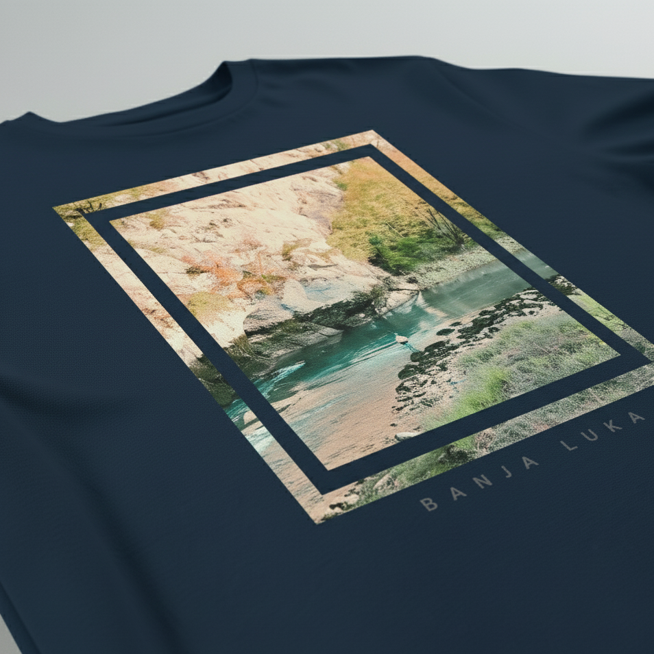 Unisex organic cotton t-shirt - Banja Luka - NASHE