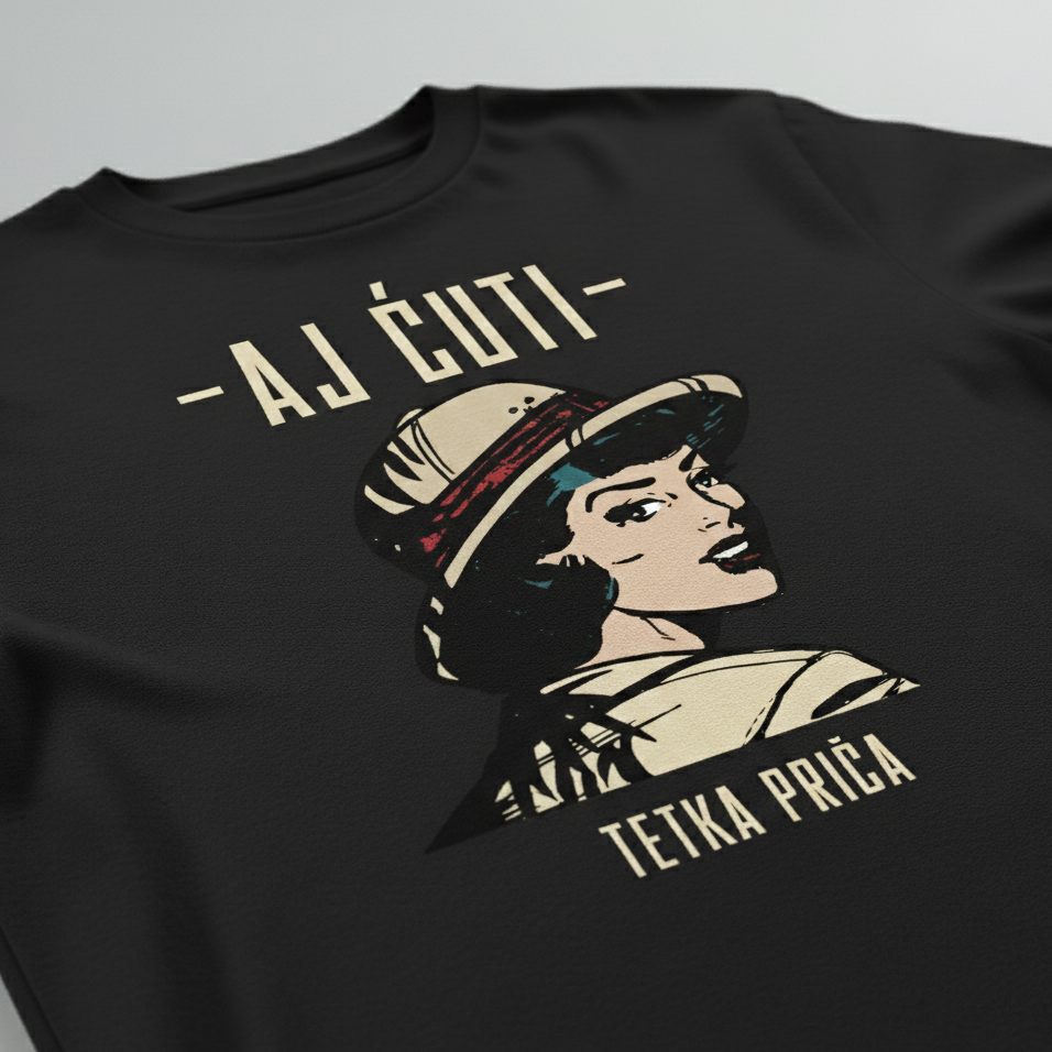 T-Shirt women - Aj ćuti – Tetka priča, NASHE Balkan T-shirt