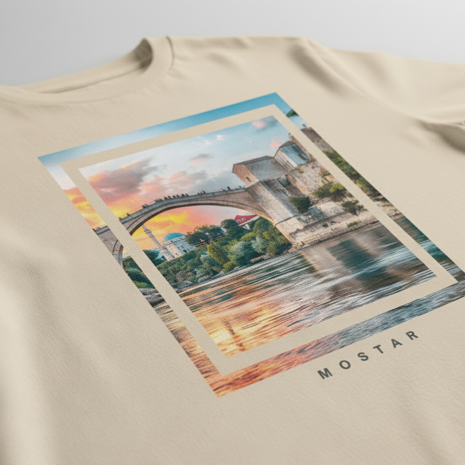 Unisex organic cotton t-shirt - Mostar - NASHE