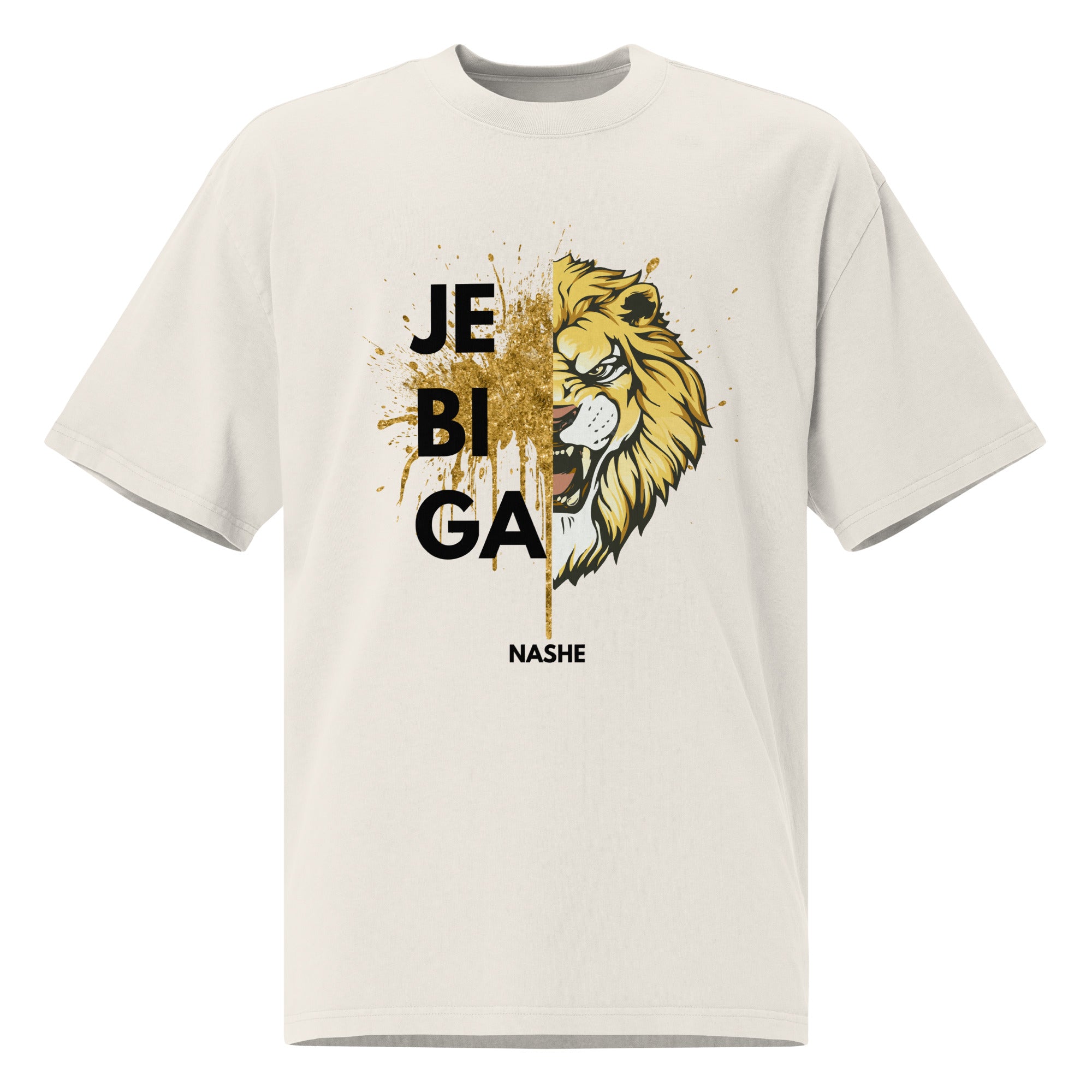 Oversized unisex faded t-shirt - JBG - NASHE