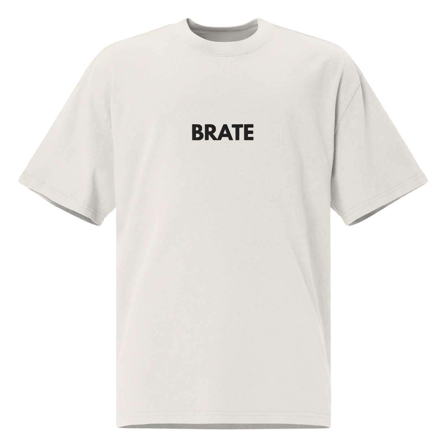 Oversized faded t-shirt men - Brate - NASHE