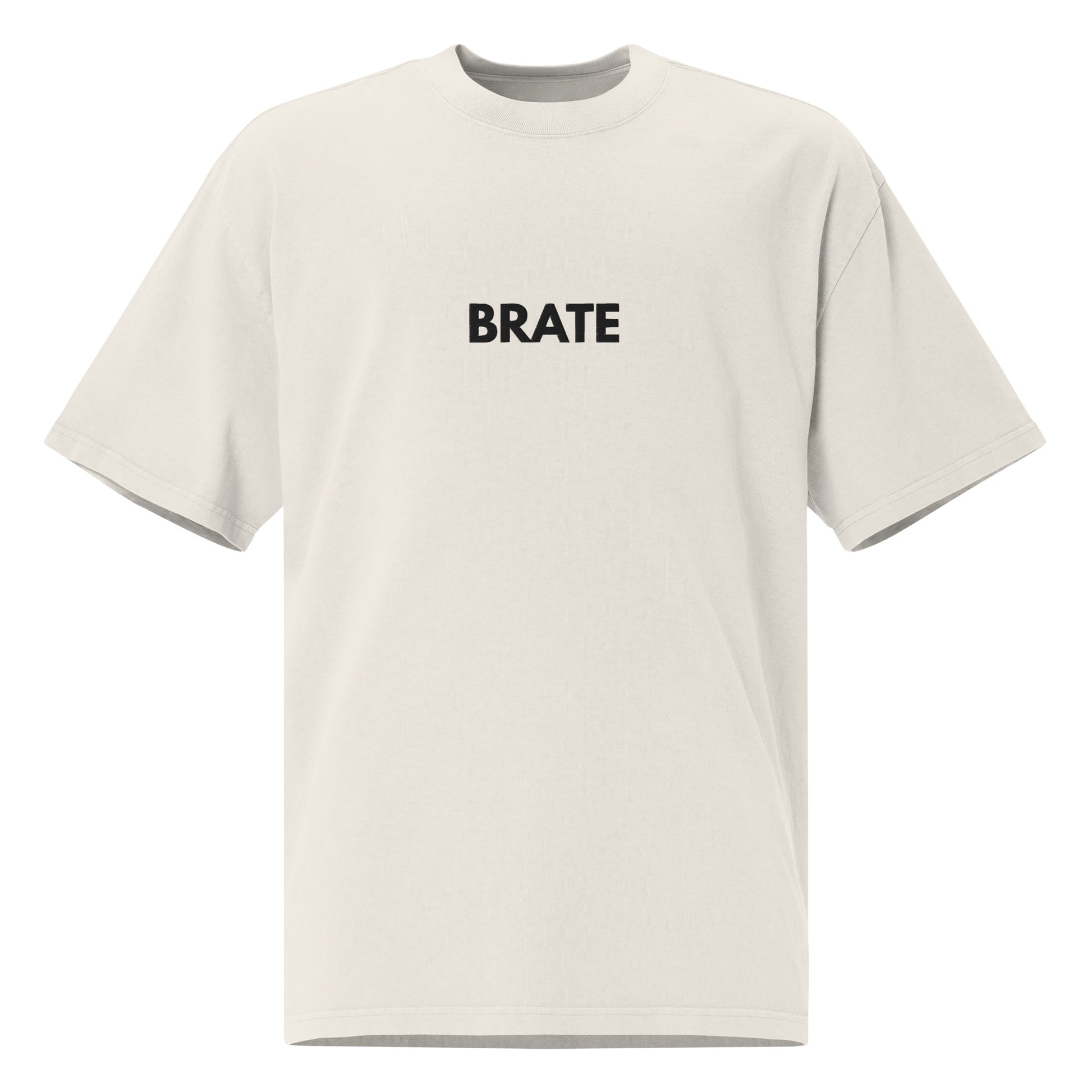 Oversized faded t-shirt men - Brate - NASHE