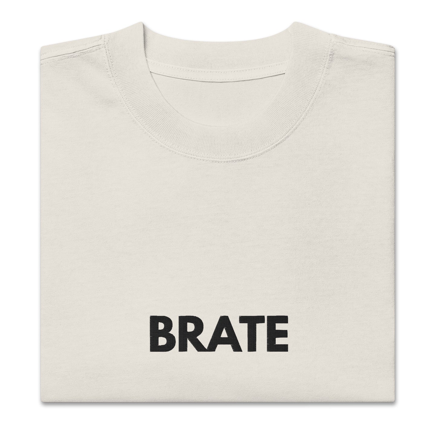 Oversized faded t-shirt men - Brate - NASHE