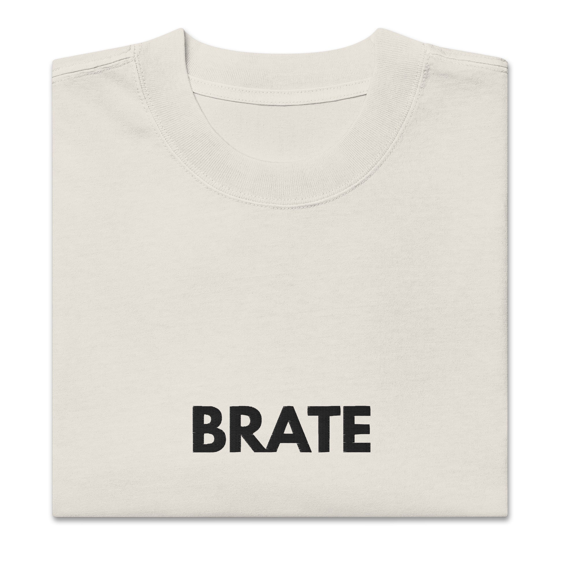 Oversized faded t-shirt men - Brate - NASHE