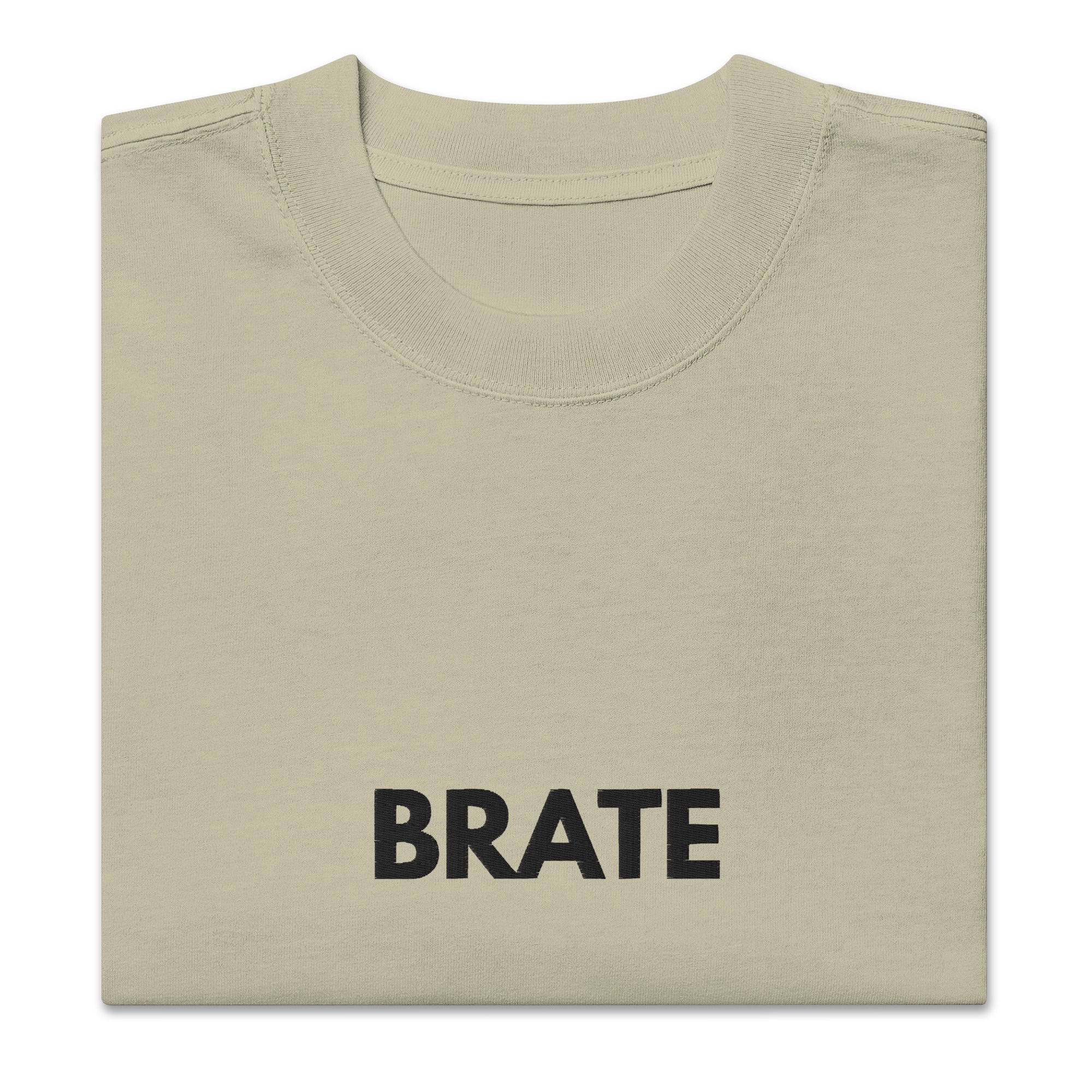 Oversized faded t-shirt men - Brate - NASHE