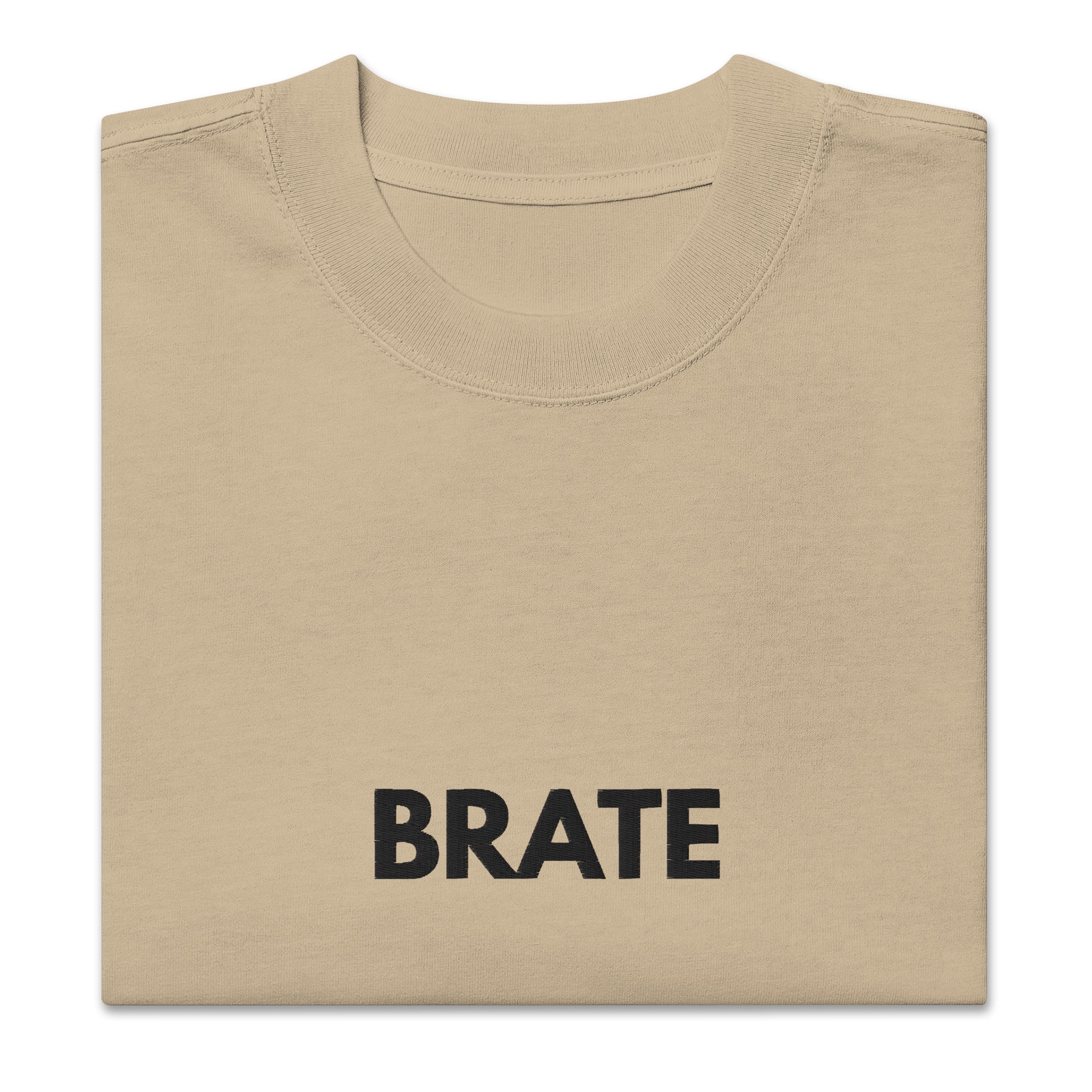 Oversized faded t-shirt men - Brate - NASHE