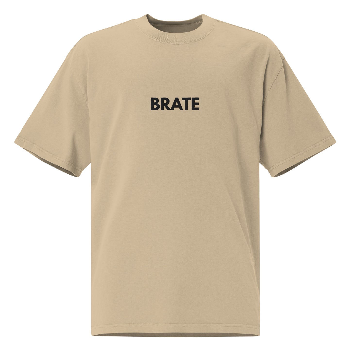 Oversized faded t-shirt men - Brate - NASHE