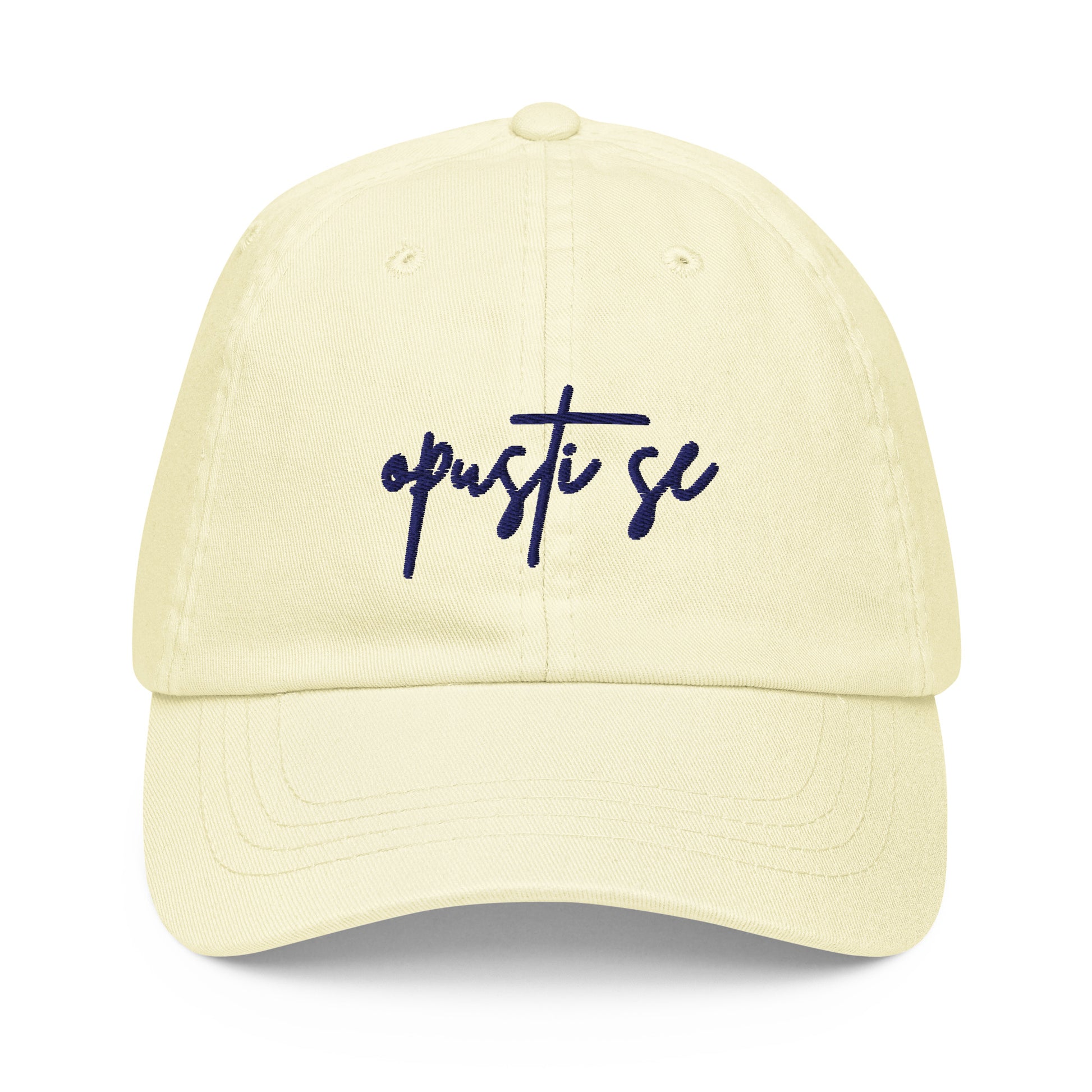 Pastel baseball hat women - Opusti se in front view, NASHE Balkan cap