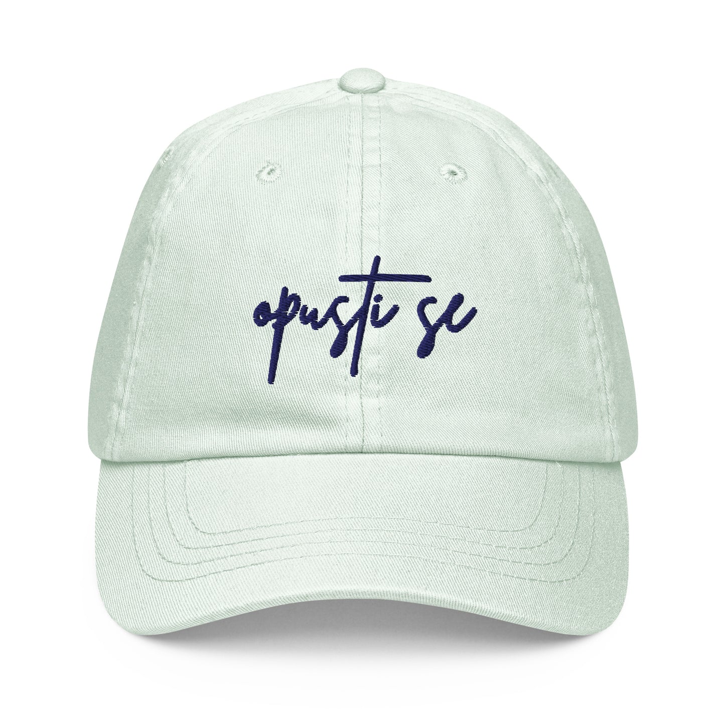 Pastel baseball hat women - Opusti se in front view, NASHE Balkan cap
