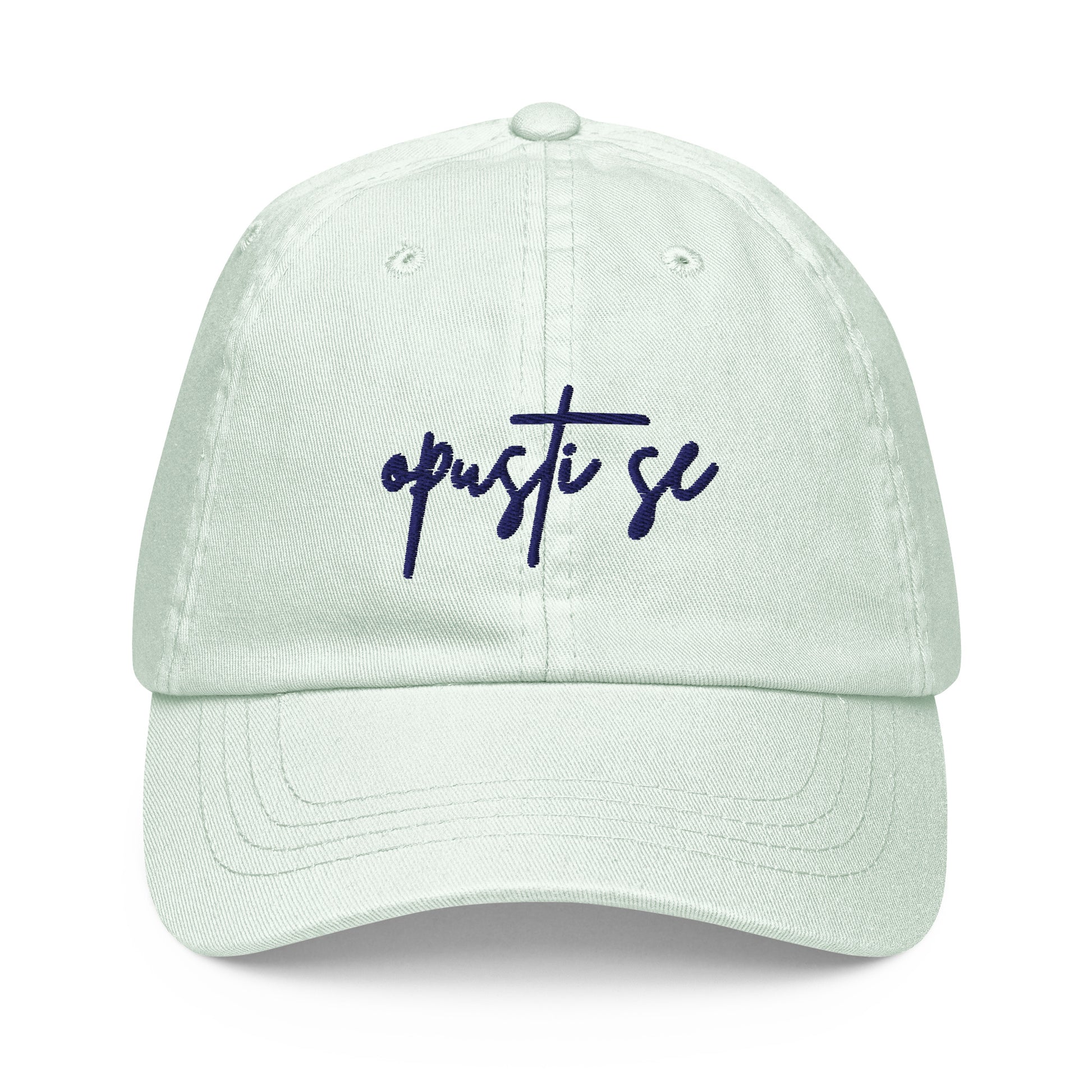 Pastel baseball hat women - Opusti se in front view, NASHE Balkan cap