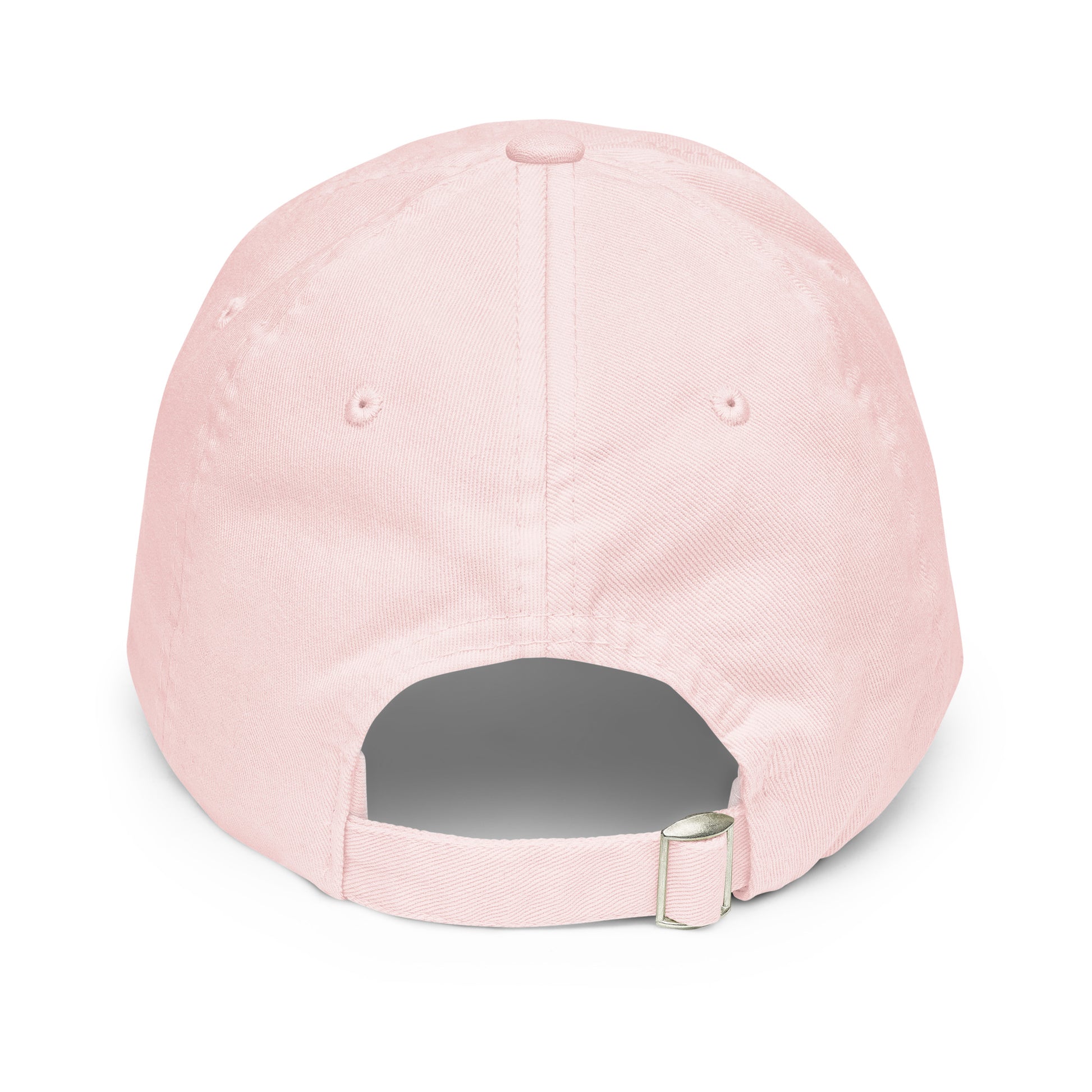 Pastel baseball hat - Lijek za srce in pastel pink, back view, NASHE Balkan cap