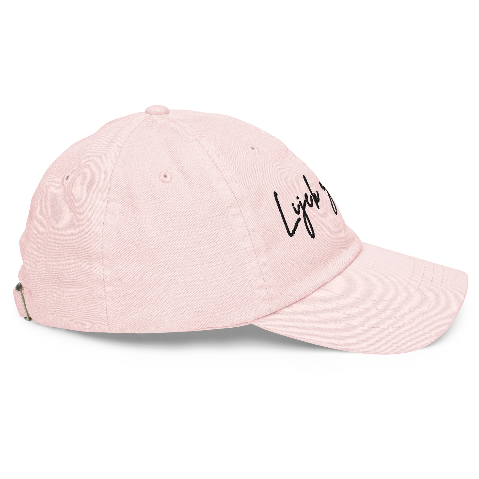 Pastel baseball hat - Lijek za srce in pastel pink, right view, NASHE Balkan cap