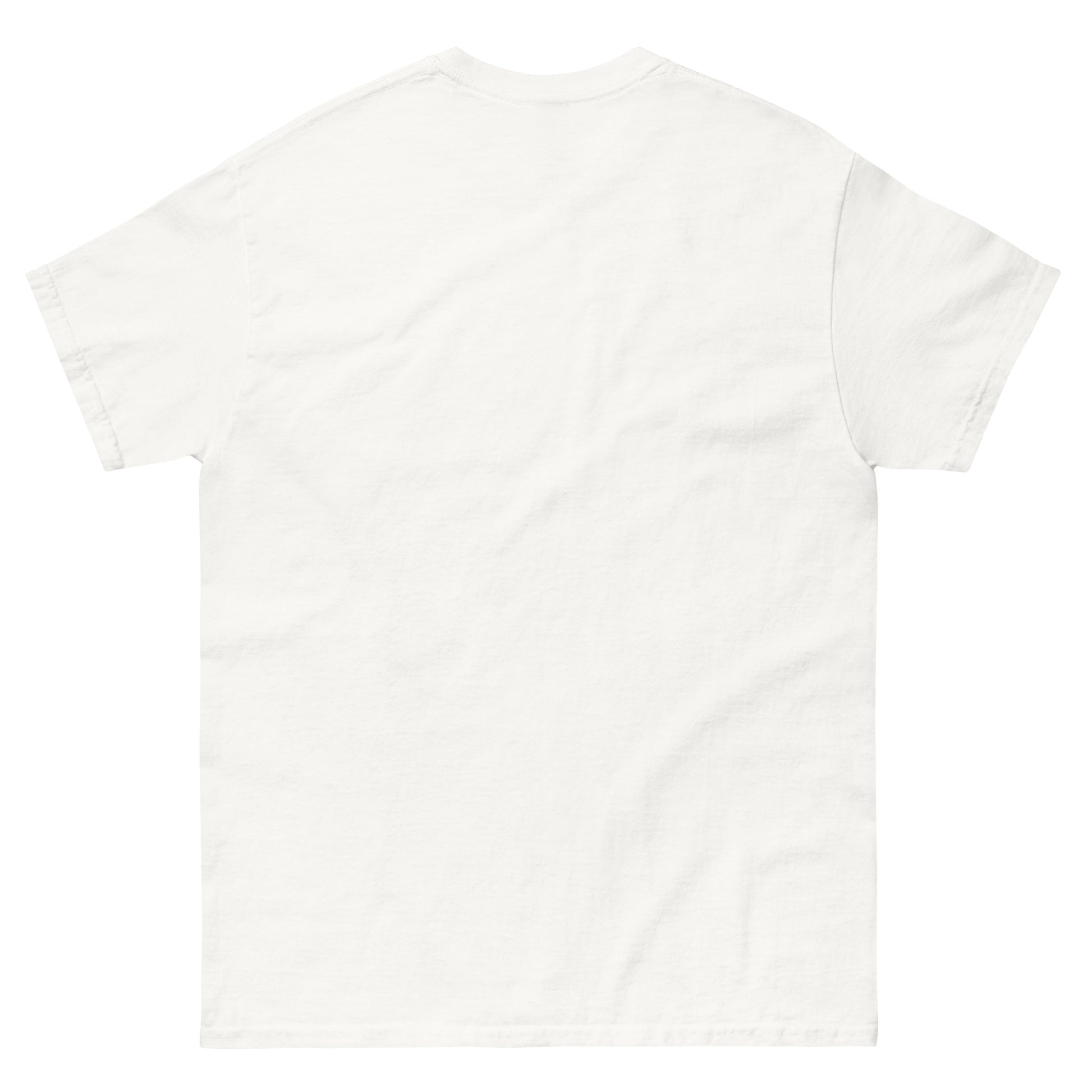 UNISEX T-SHIRT — NAŠI X WM EDITION '26 — CROATIA LEGENDS in white, back view, NASHE Balkan T-shirt