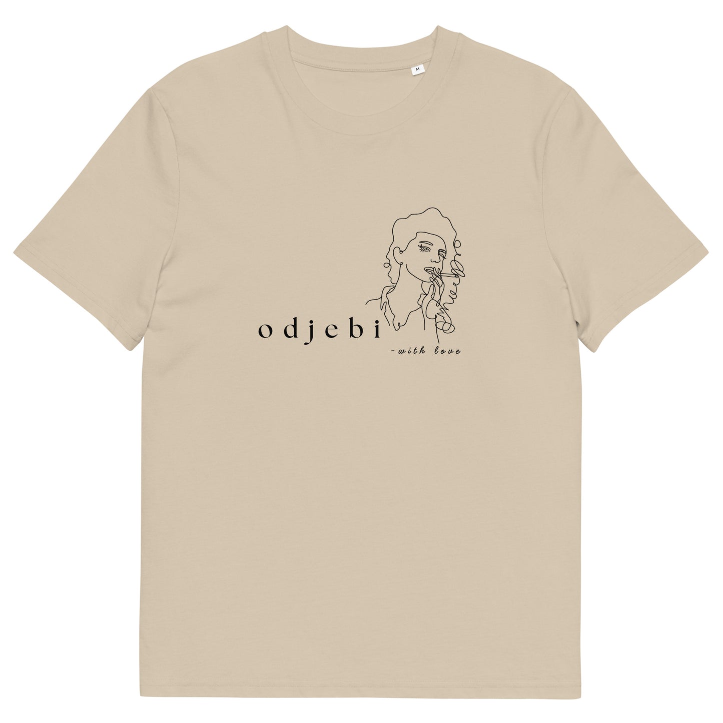 T-shirt Women - odjebi with love in desert dust, front view, NASHE Balkan T-shirt