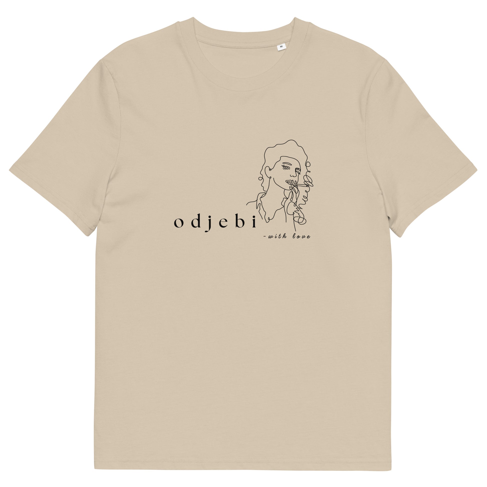 T-shirt Women - odjebi with love in desert dust, front view, NASHE Balkan T-shirt