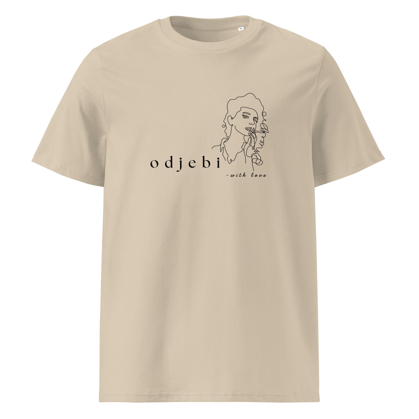 T-shirt Women - odjebi with love in desert dust, front view, NASHE Balkan T-shirt
