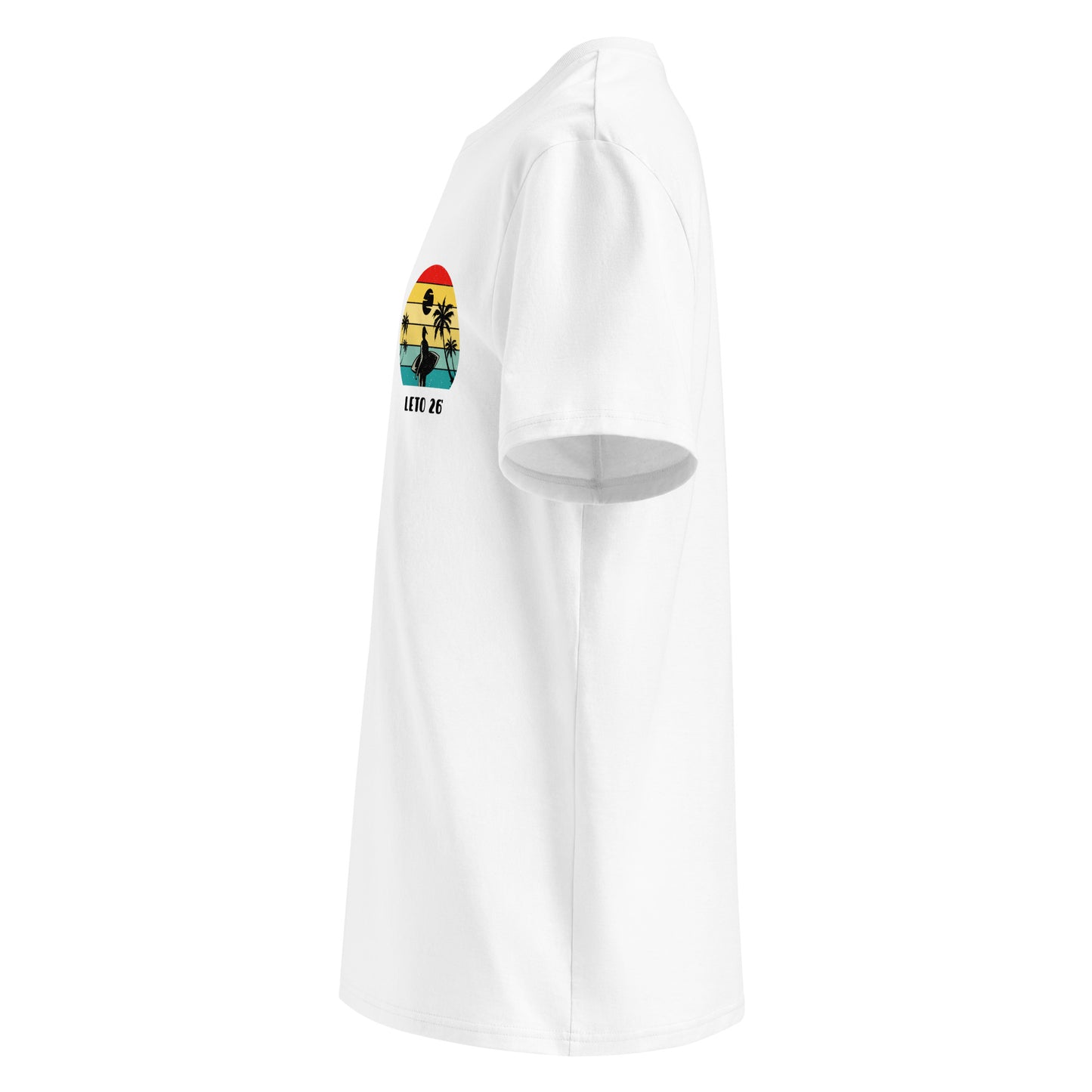 Unisex Organic T-Shirt - Leto 26’ in white, NASHE Balkan T-shirt