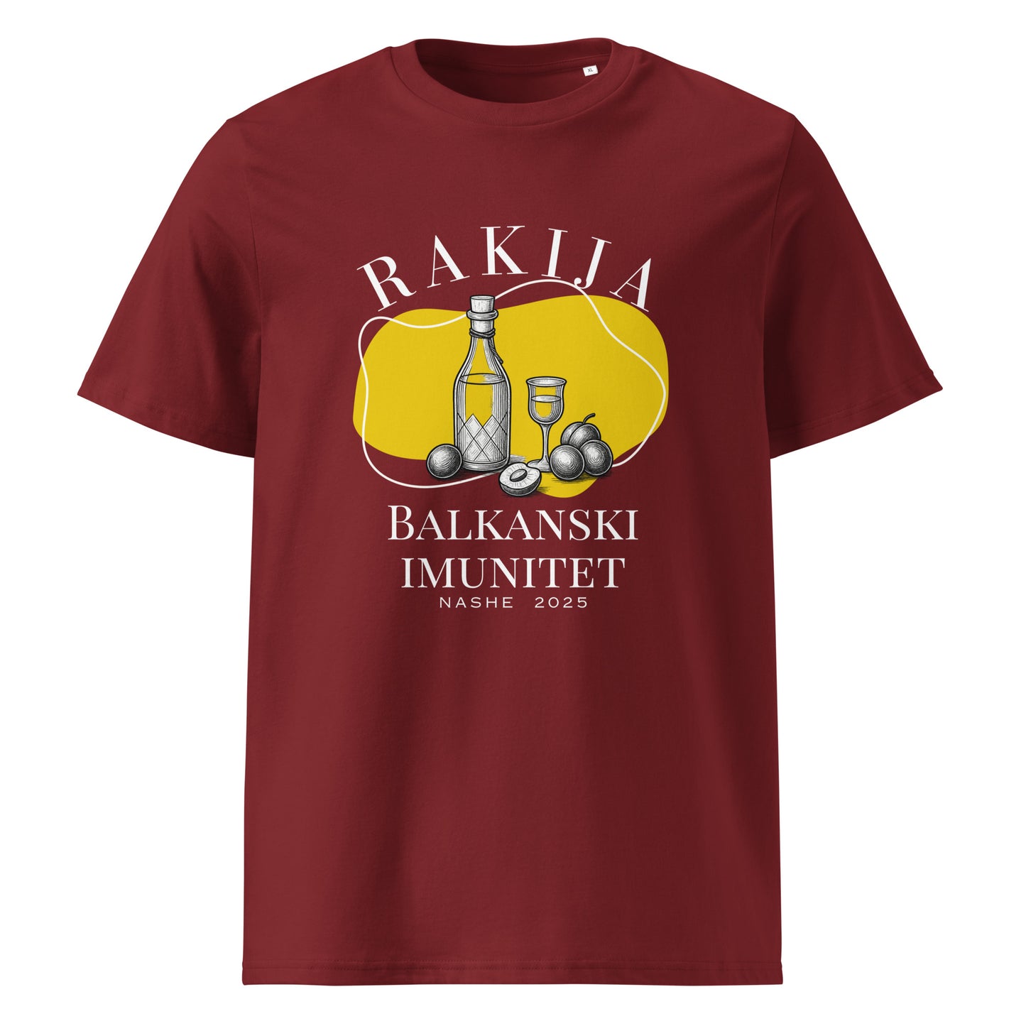 T-Shirt Men - Rakija Balkanski Imunitet - NASHE