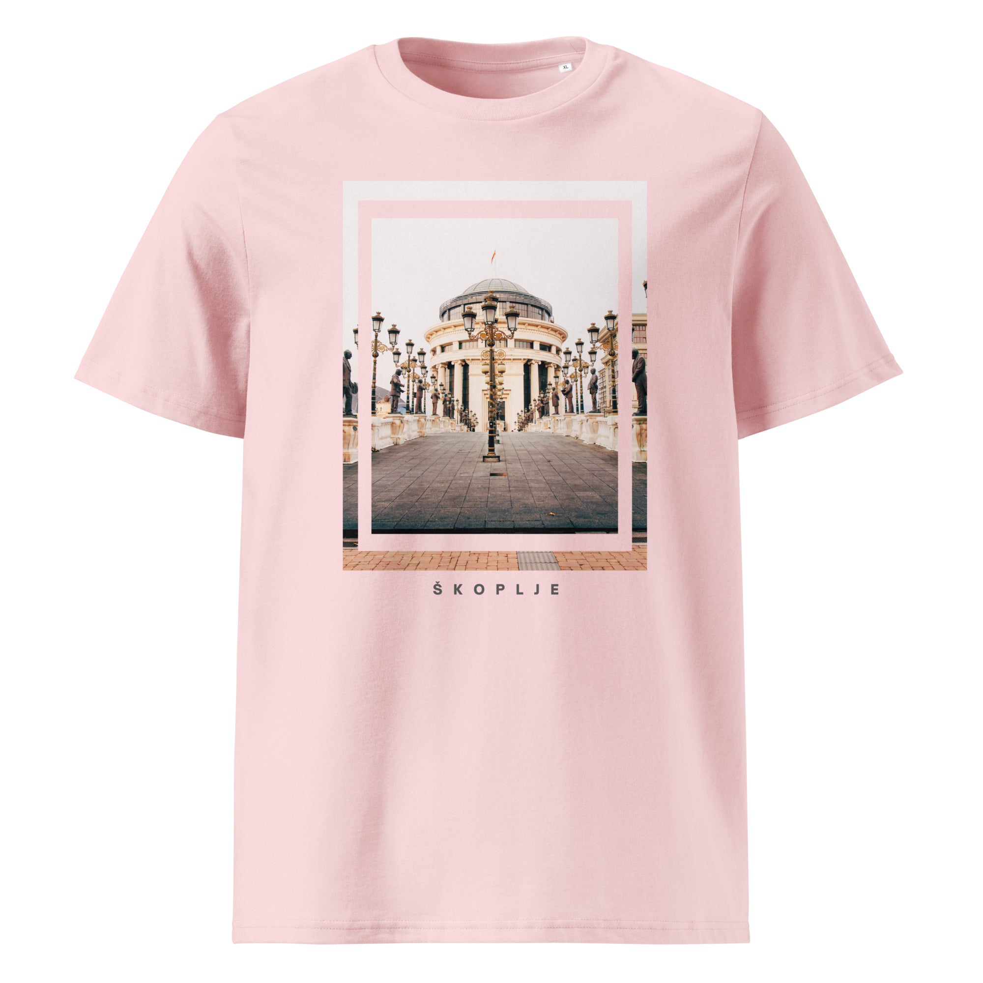 Unisex organic cotton t-shirt - Skoplje - NASHE