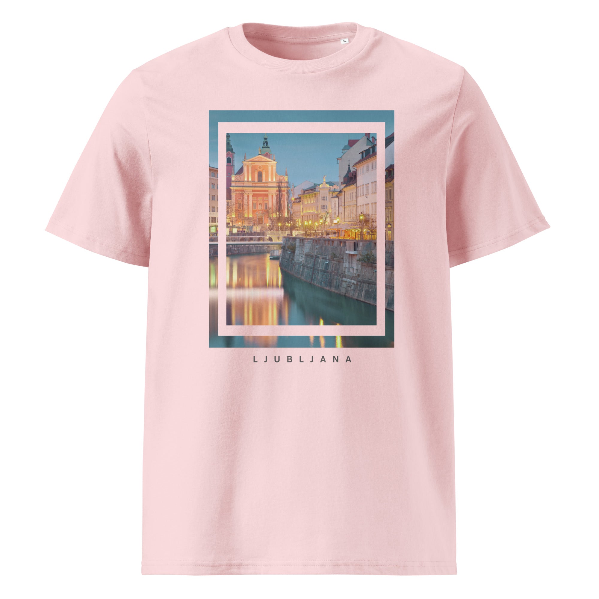 Unisex organic cotton t-shirt - Ljubljana - NASHE