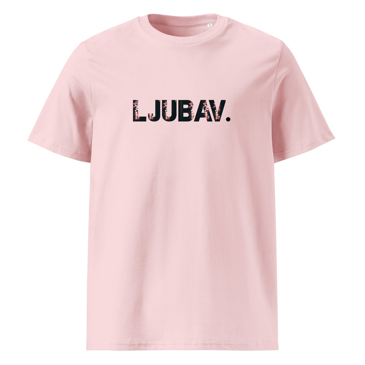 Unisex organic cotton t-shirt - Ljubav - NASHE
