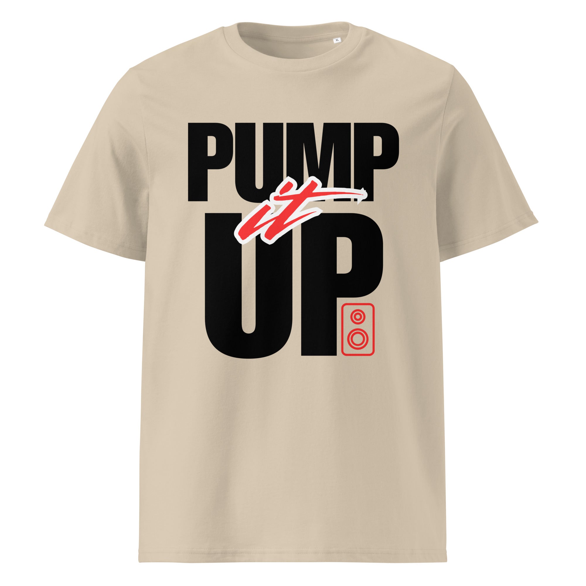Unisex organic cotton t-shirt - Pump it up – with purpose - NASHE