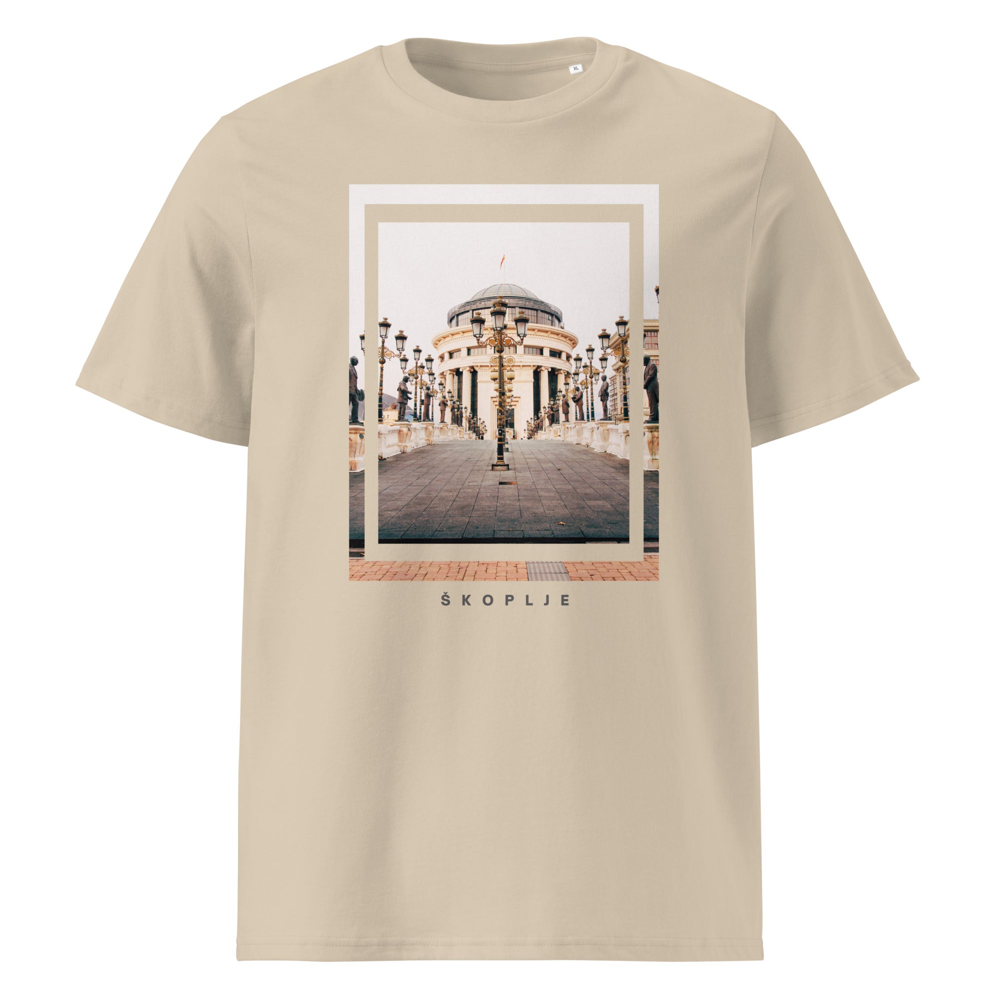 Unisex organic cotton t-shirt - Skoplje - NASHE