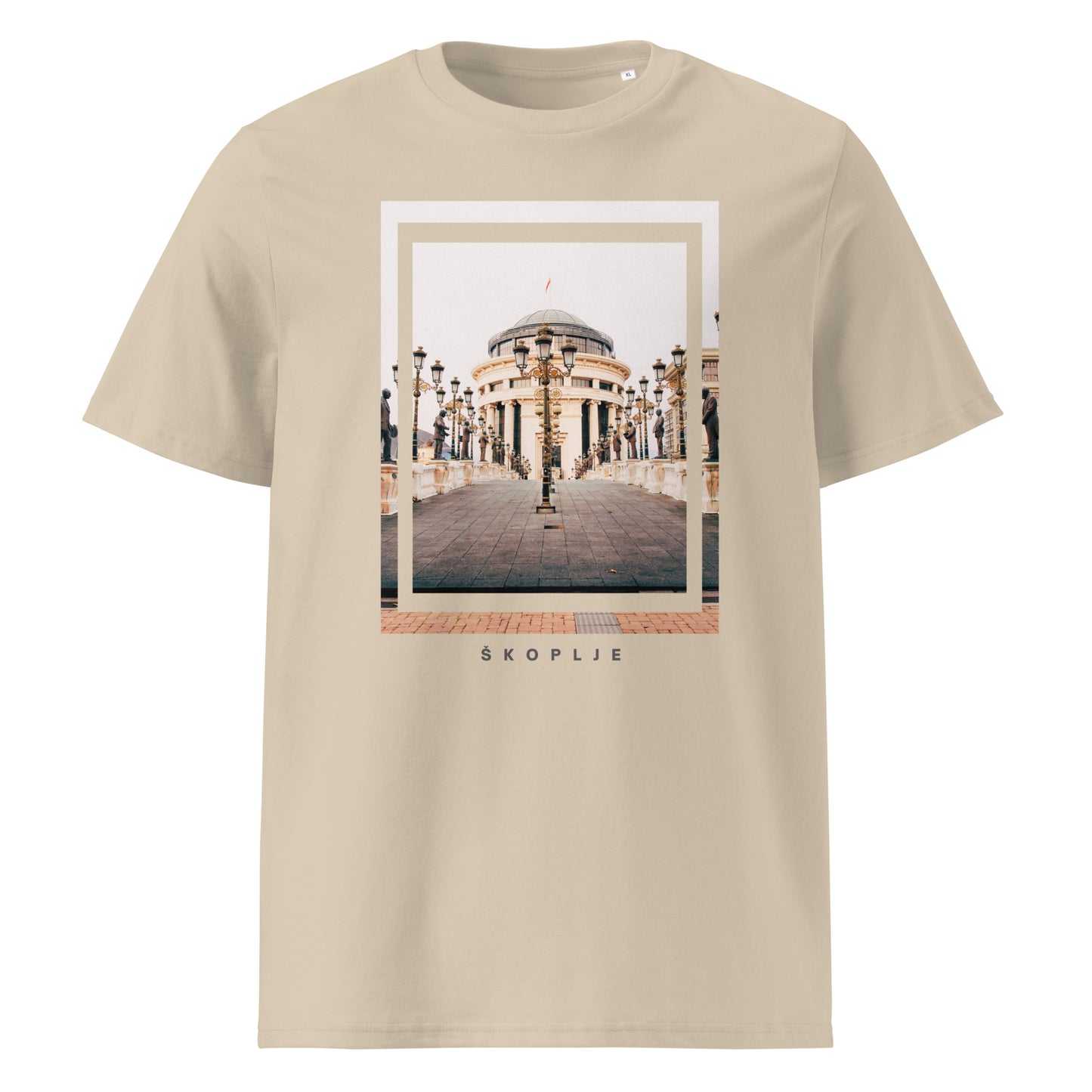 Unisex organic cotton t-shirt - Skoplje - NASHE
