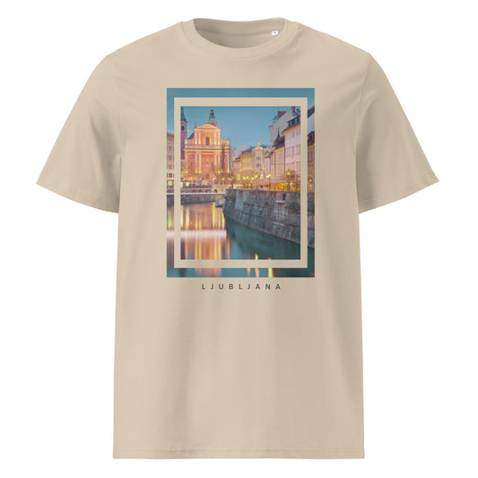 Unisex organic cotton t-shirt - Ljubljana - NASHE