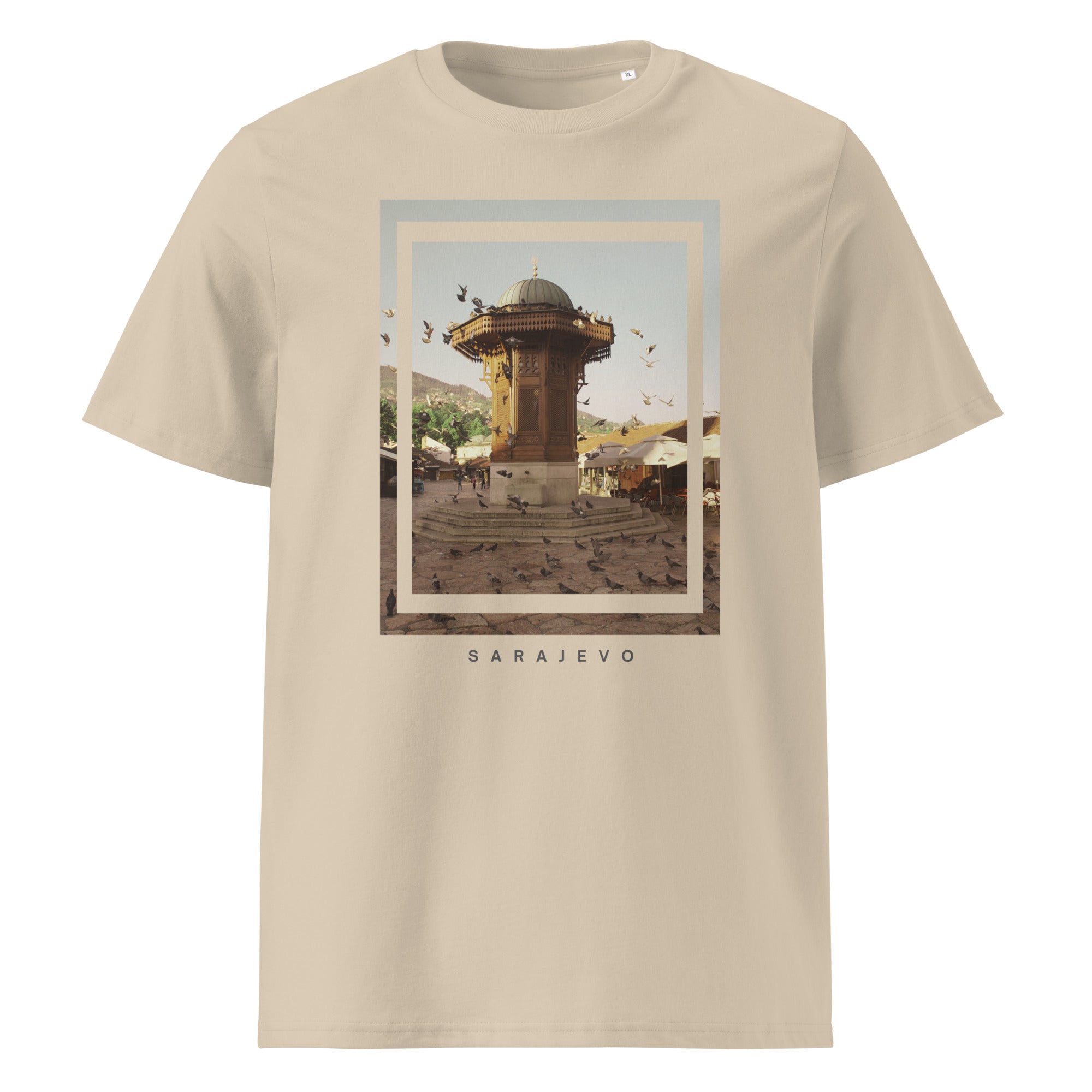 Unisex organic cotton t-shirt - Sarajevo - NASHE