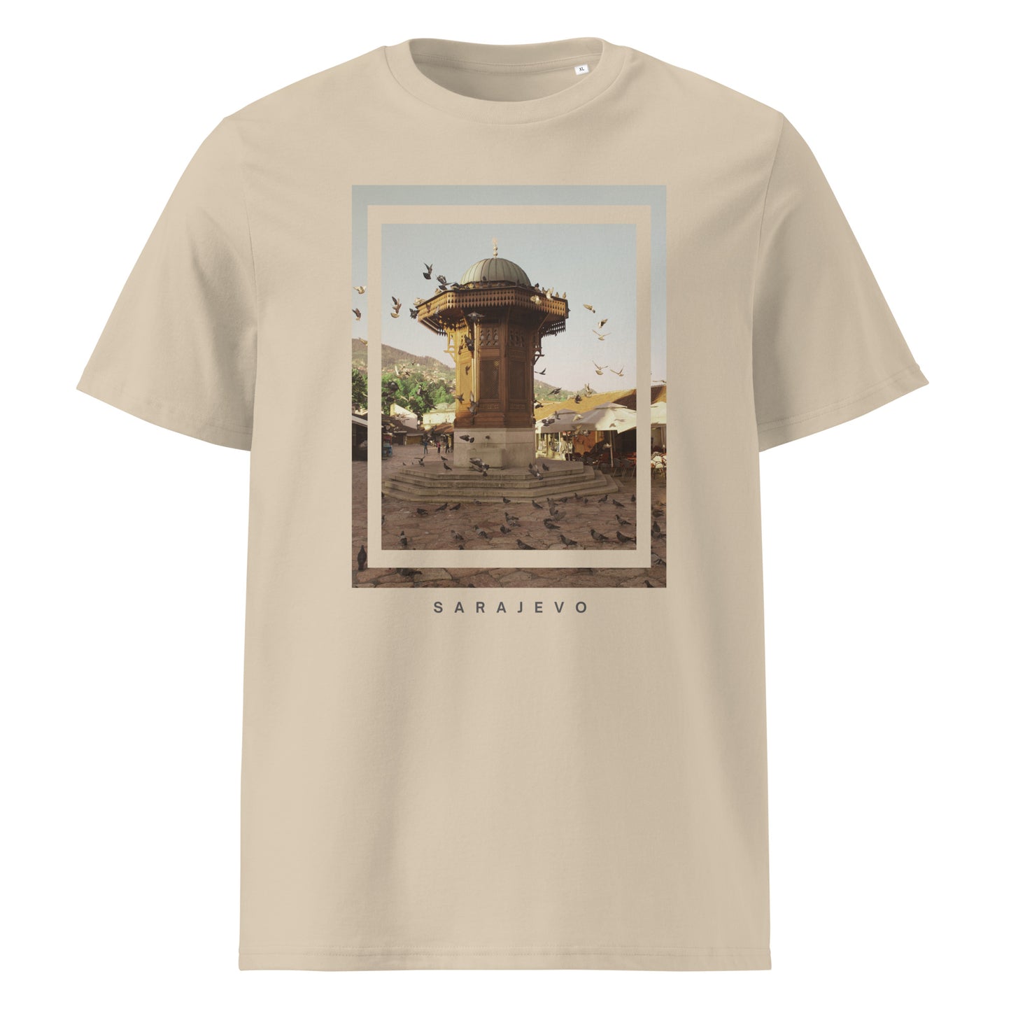Unisex organic cotton t-shirt - Sarajevo - NASHE