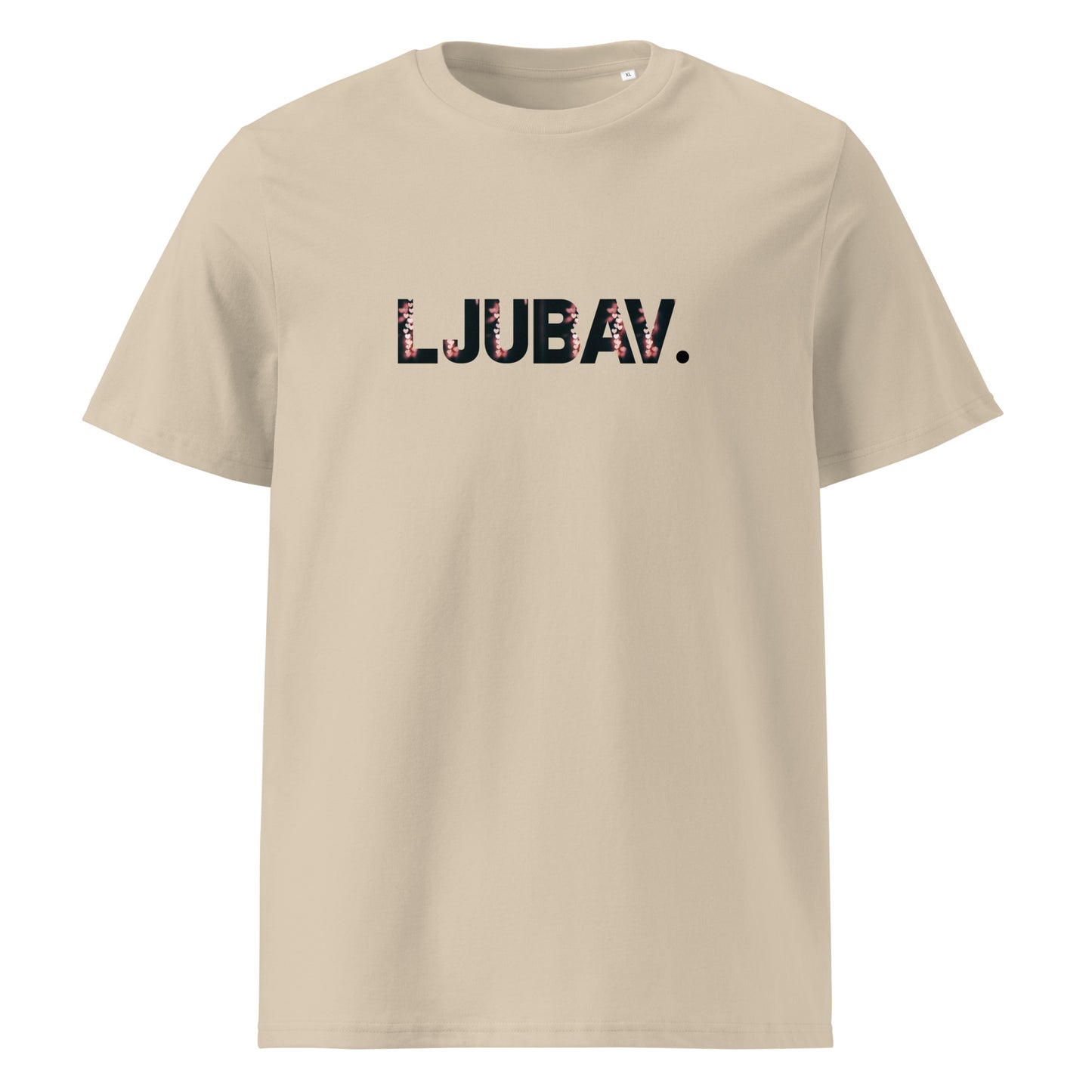Unisex organic cotton t-shirt - Ljubav - NASHE