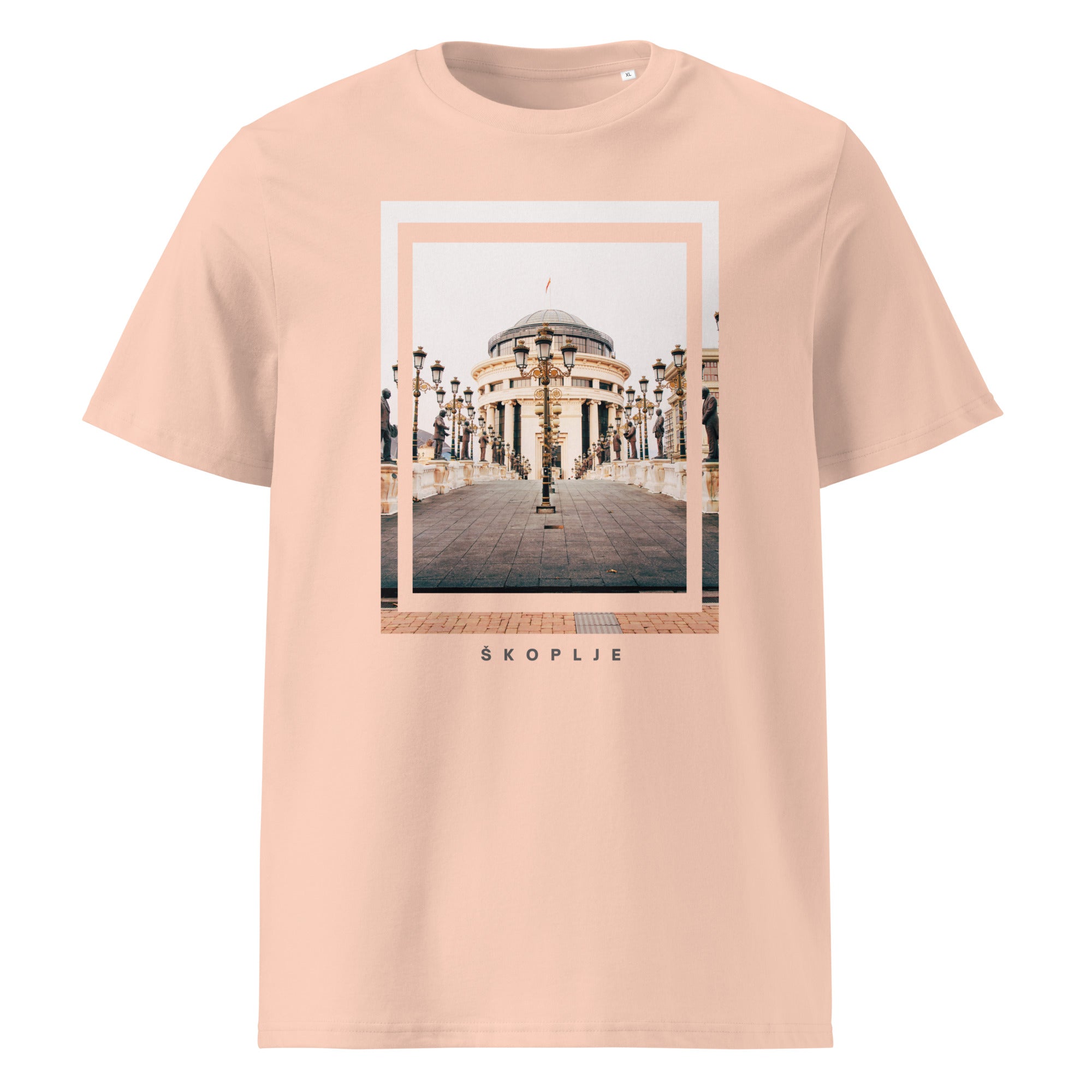 Unisex organic cotton t-shirt - Skoplje - NASHE
