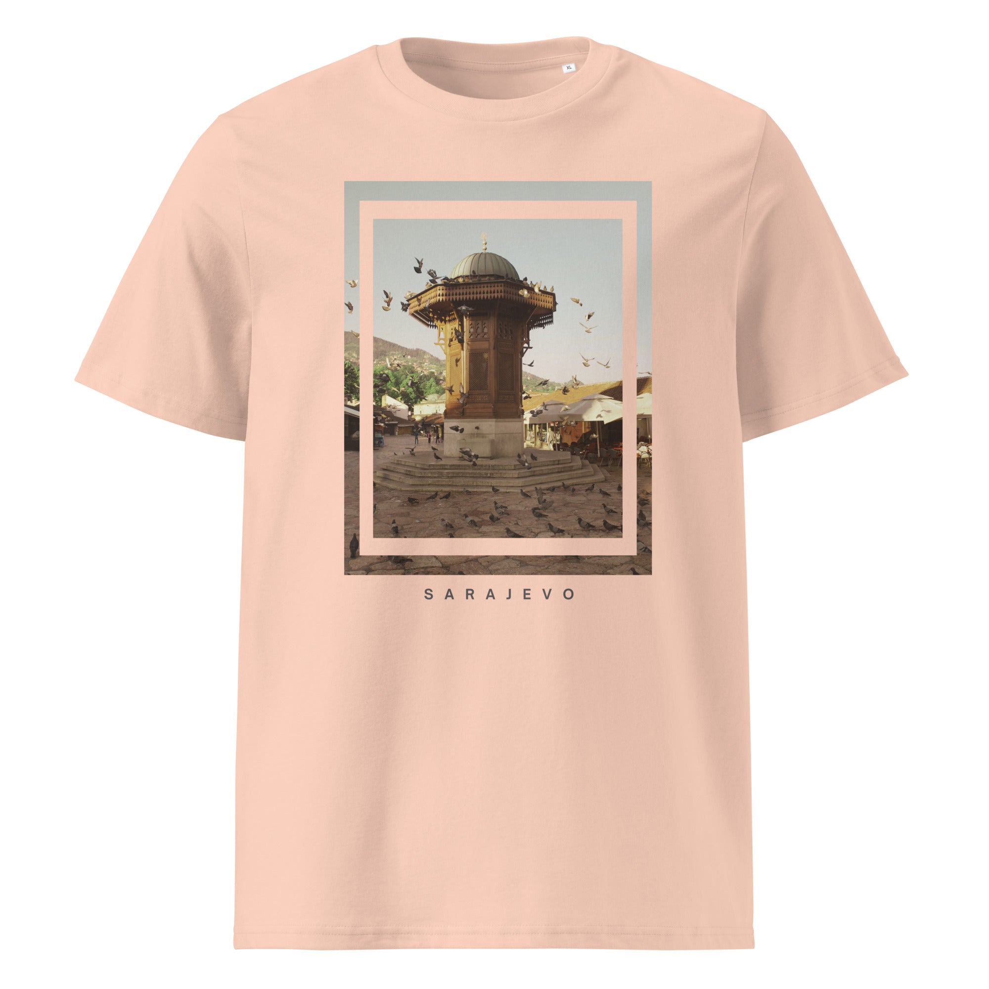 Unisex organic cotton t-shirt - Sarajevo - NASHE