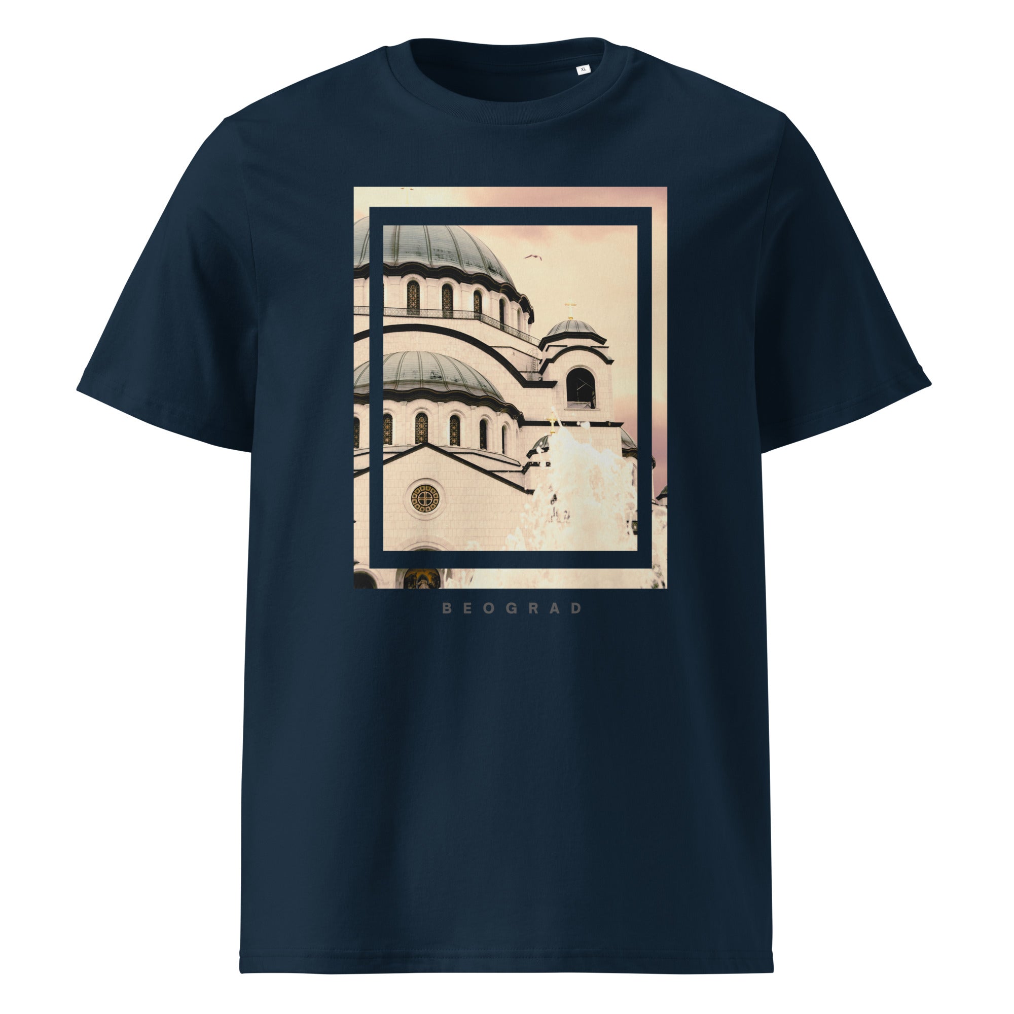 Unisex organic cotton t-shirt - Beograd - NASHE