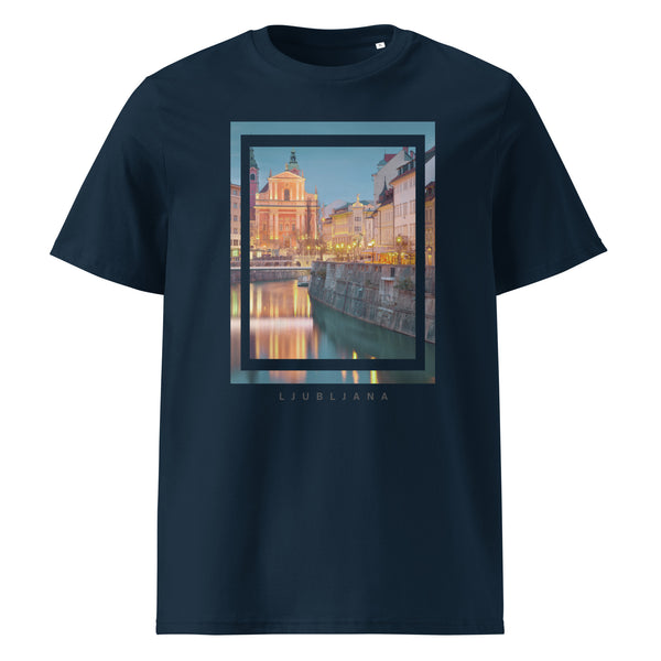 Unisex organic cotton t-shirt - Ljubljana - NASHE