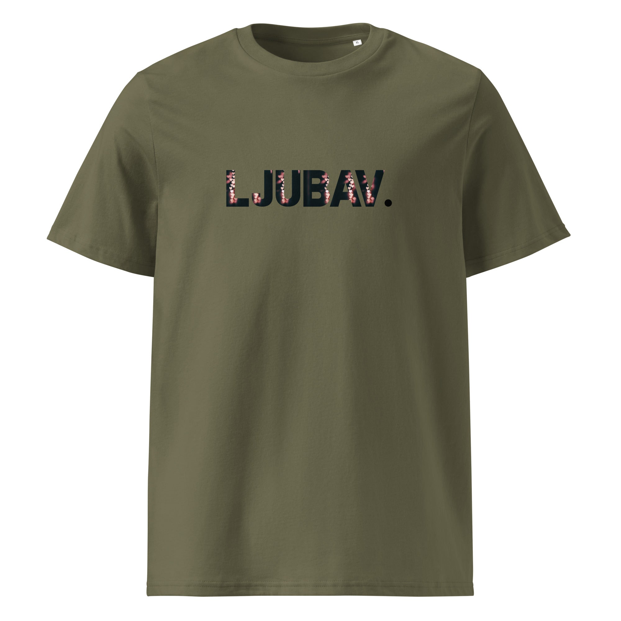 Unisex organic cotton t-shirt - Ljubav - NASHE