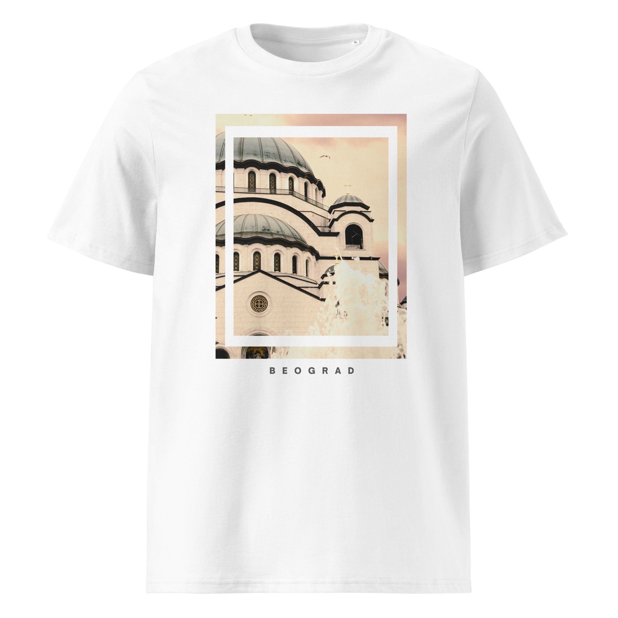 Unisex organic cotton t-shirt - Beograd - NASHE