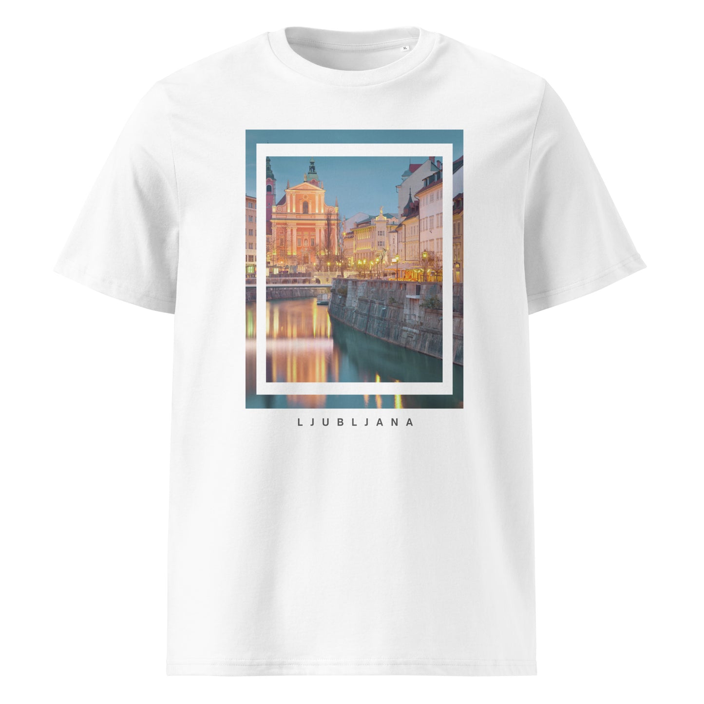 Unisex organic cotton t-shirt - Ljubljana - NASHE