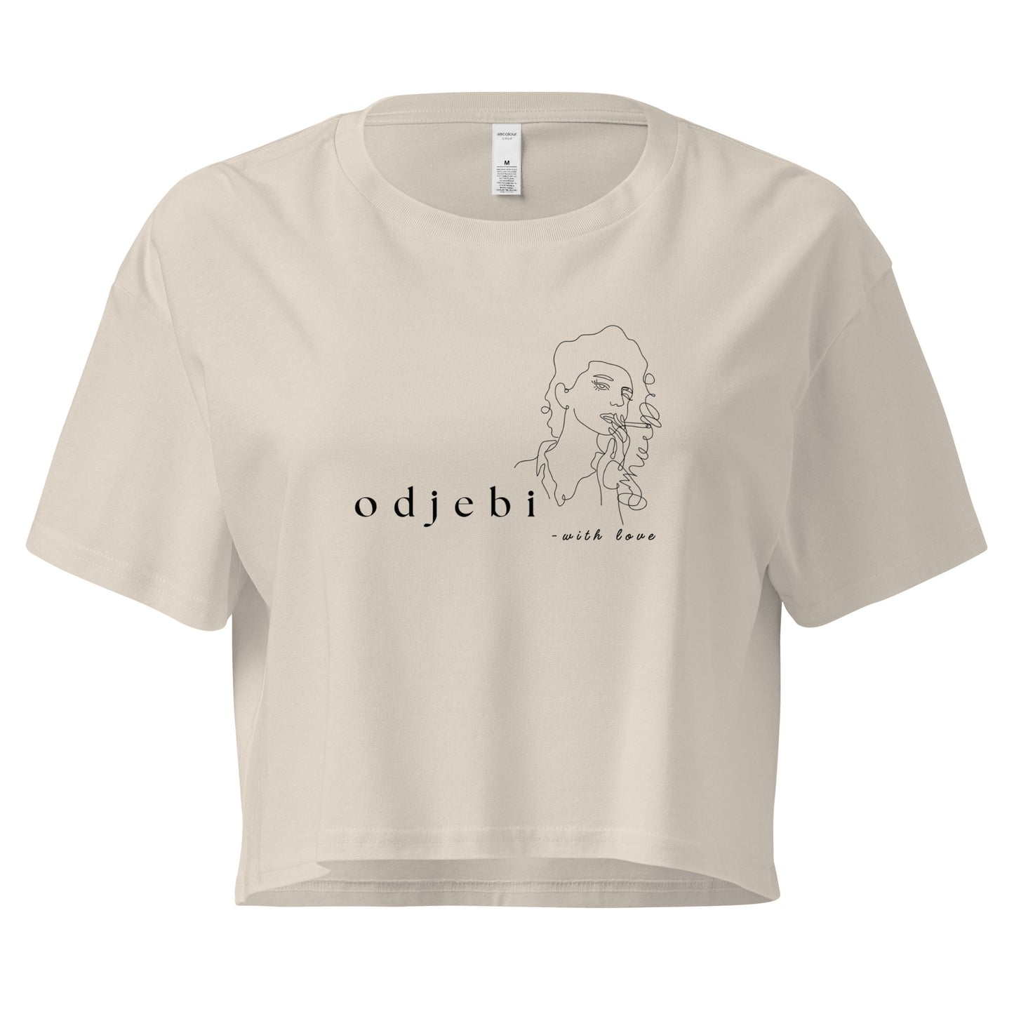 Women’s crop top - odjebi with love - NASHE