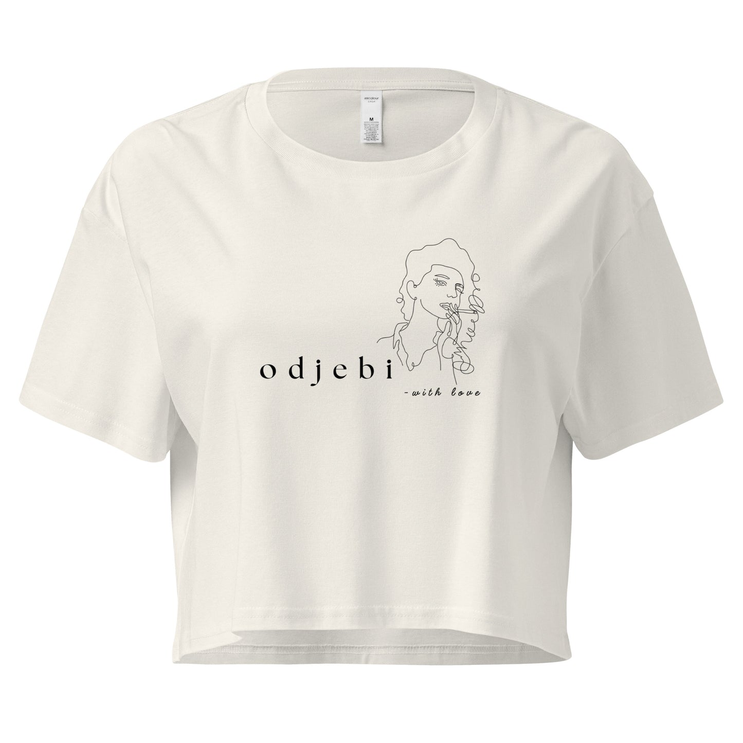 Women’s crop top - odjebi with love - NASHE