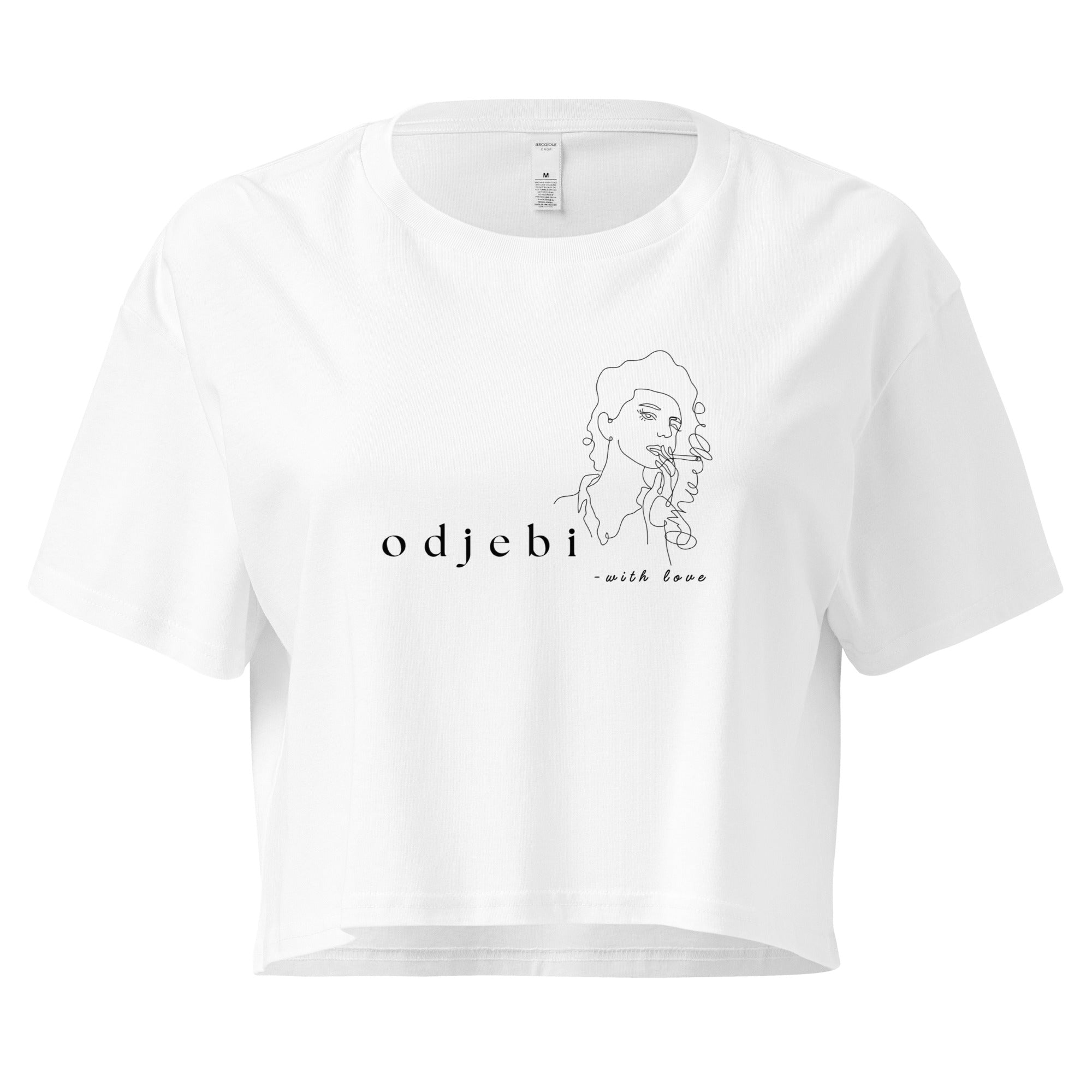 Women’s crop top - odjebi with love - NASHE